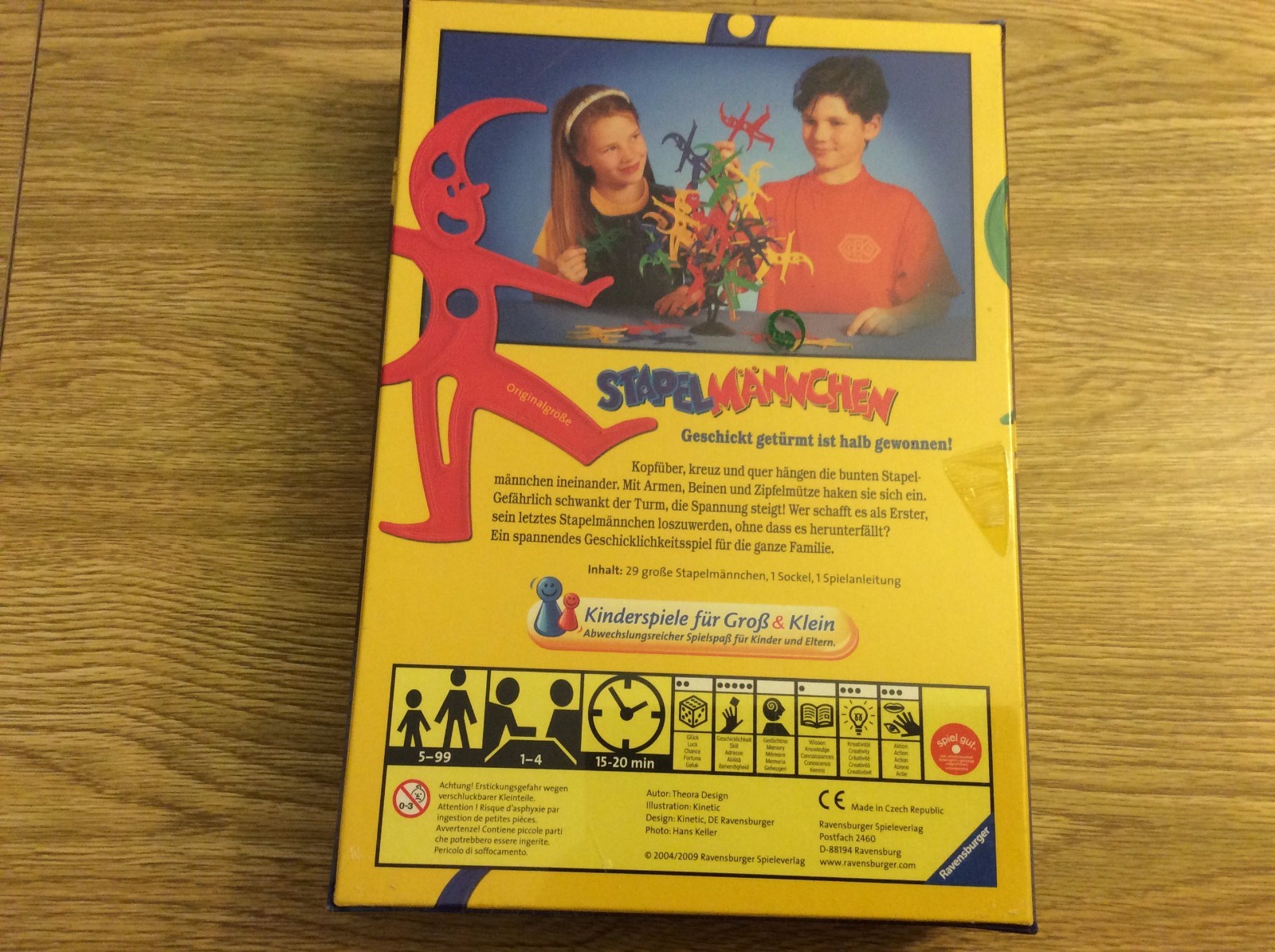 Stapel Mannchen Ravensburger Game – Made in Czech Republic – New