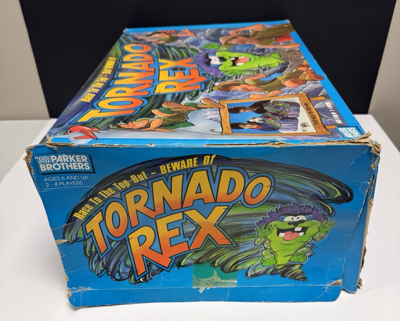 Vintage 1991 Tornado Rex Board Game With Original Box Parker Brothers READ DESCR