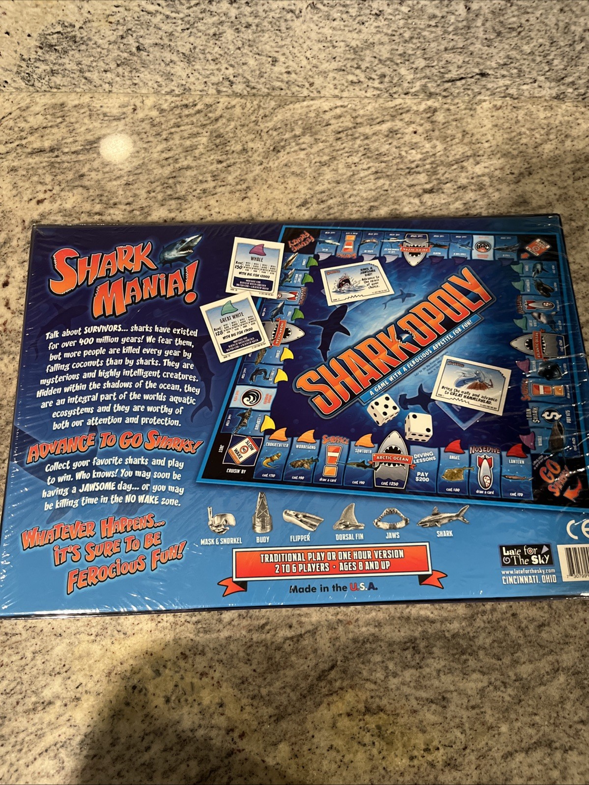 Sharkopoly Sealed Board Game Shark Mania USA Made