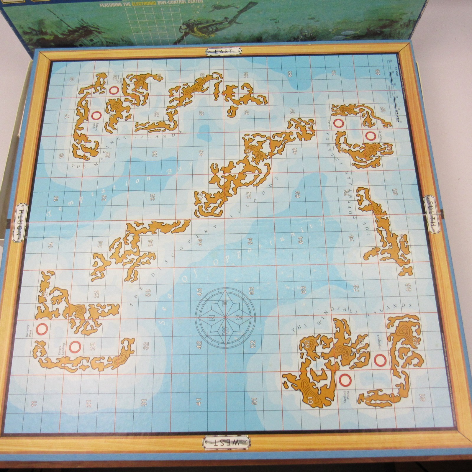 Lost Treasure Deep Sea Diving Board Game Complete 1982 Parker Brothers