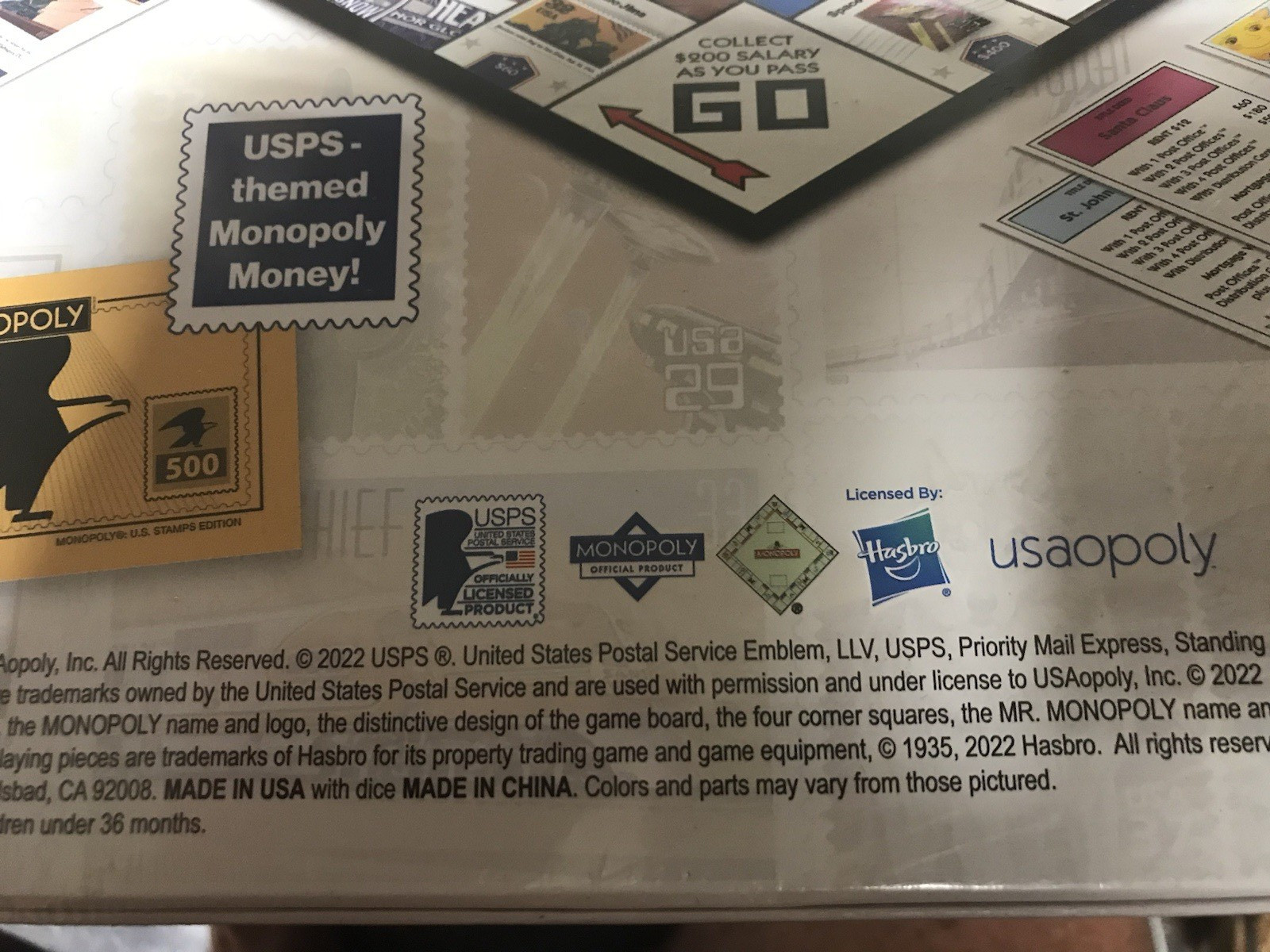 Monopoly, United States Postal Service, US Stamps Edition, New, Factory Sealed