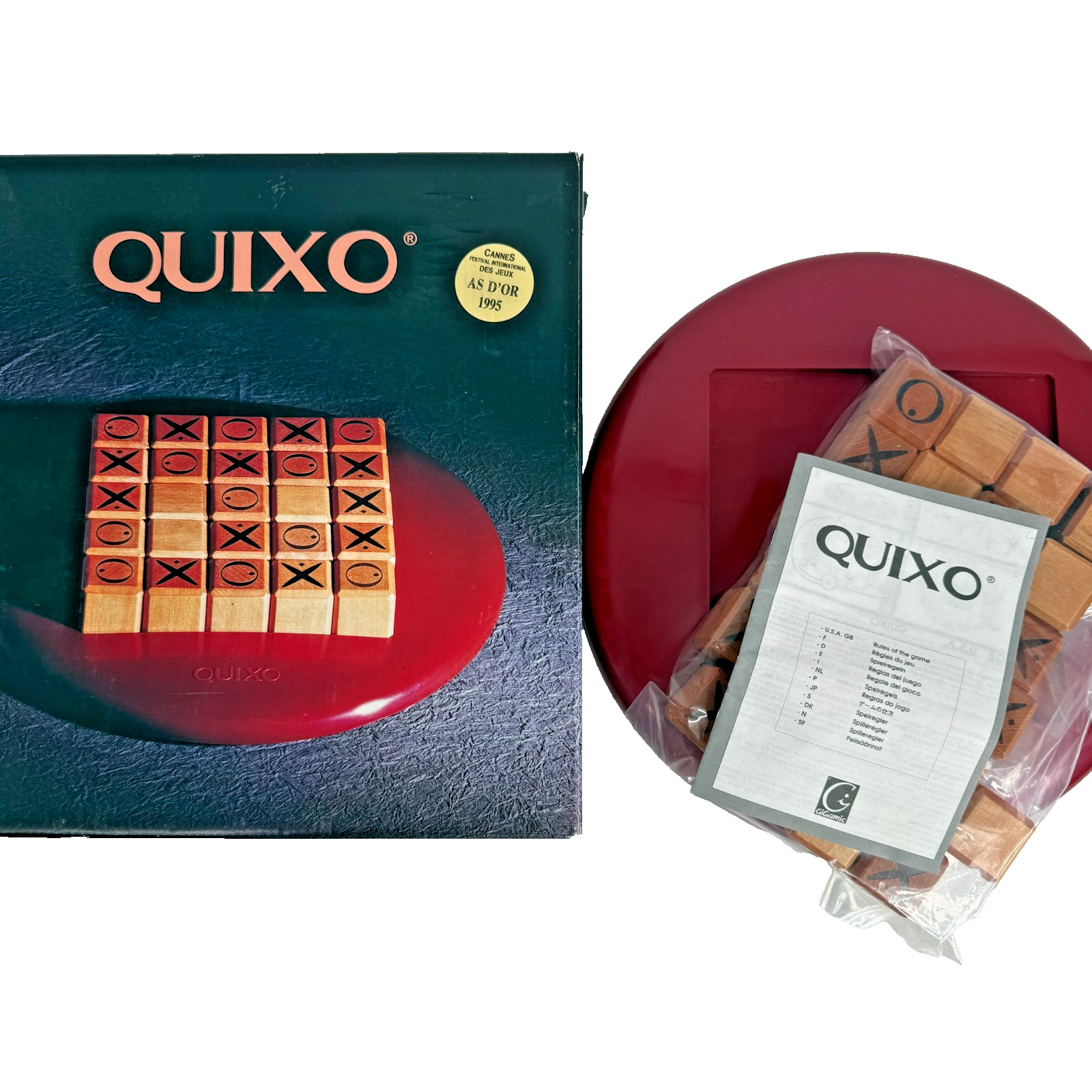 Quixo Board Game 1995 Gigamic Thierry Chapeau As d’Or Award Winner 2-4 Players