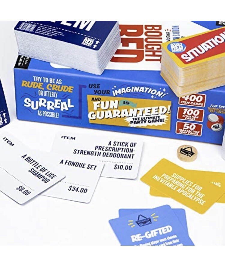 Bought Red Handed | The Outrageous Story-Telling Party Game