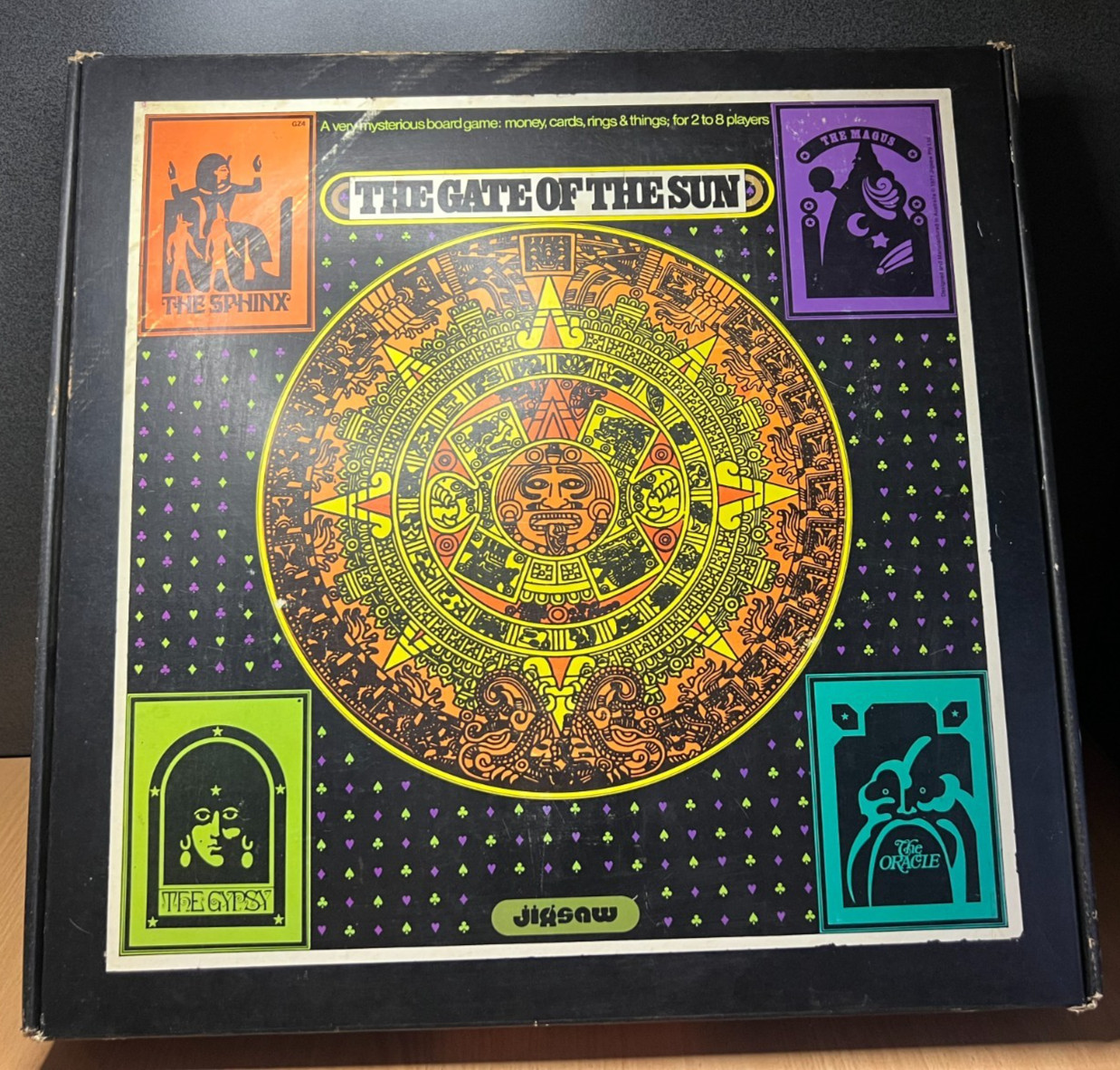 Rare Vintage THE GATE OF THE SUN by Jigsaw Australian Board Game 1971 First Ed