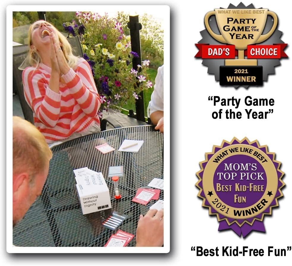 ✅Drawing Without Dignity-A Twisted Funny Adult Party Game (Classic Drawing game)