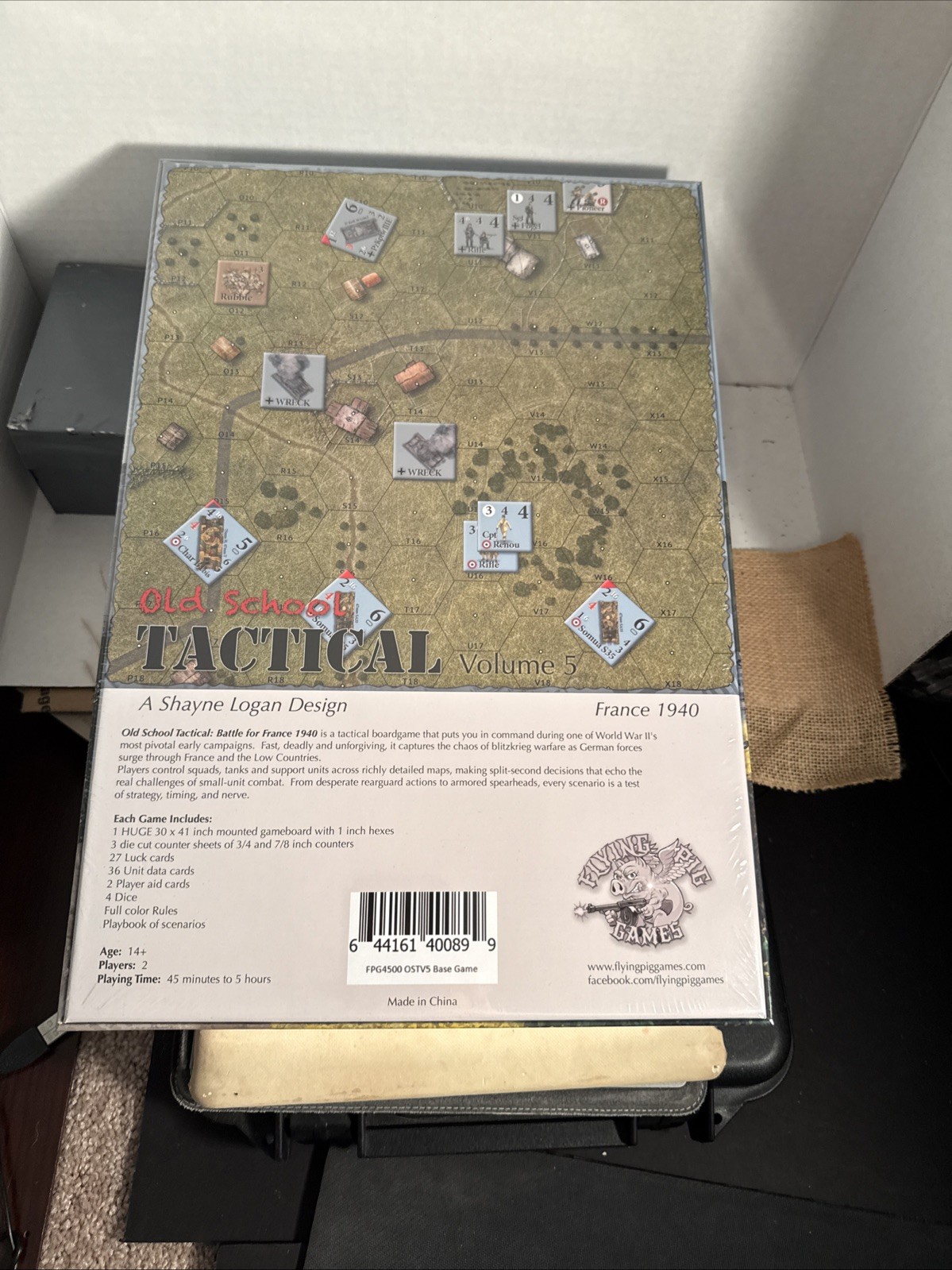 Old School Tactical Volume 5 Battle for France 1940 + kickstarter extras! NIB