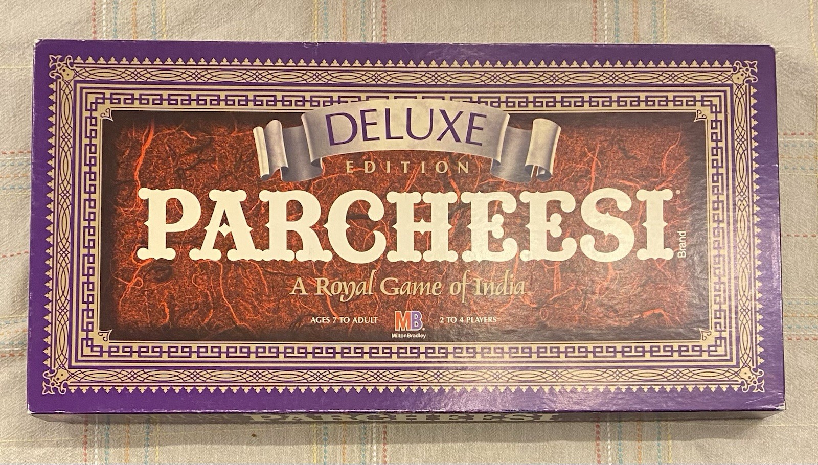 Vintage Milton Bradley Deluxe Edition Parchesi 1989 – COMPLETE