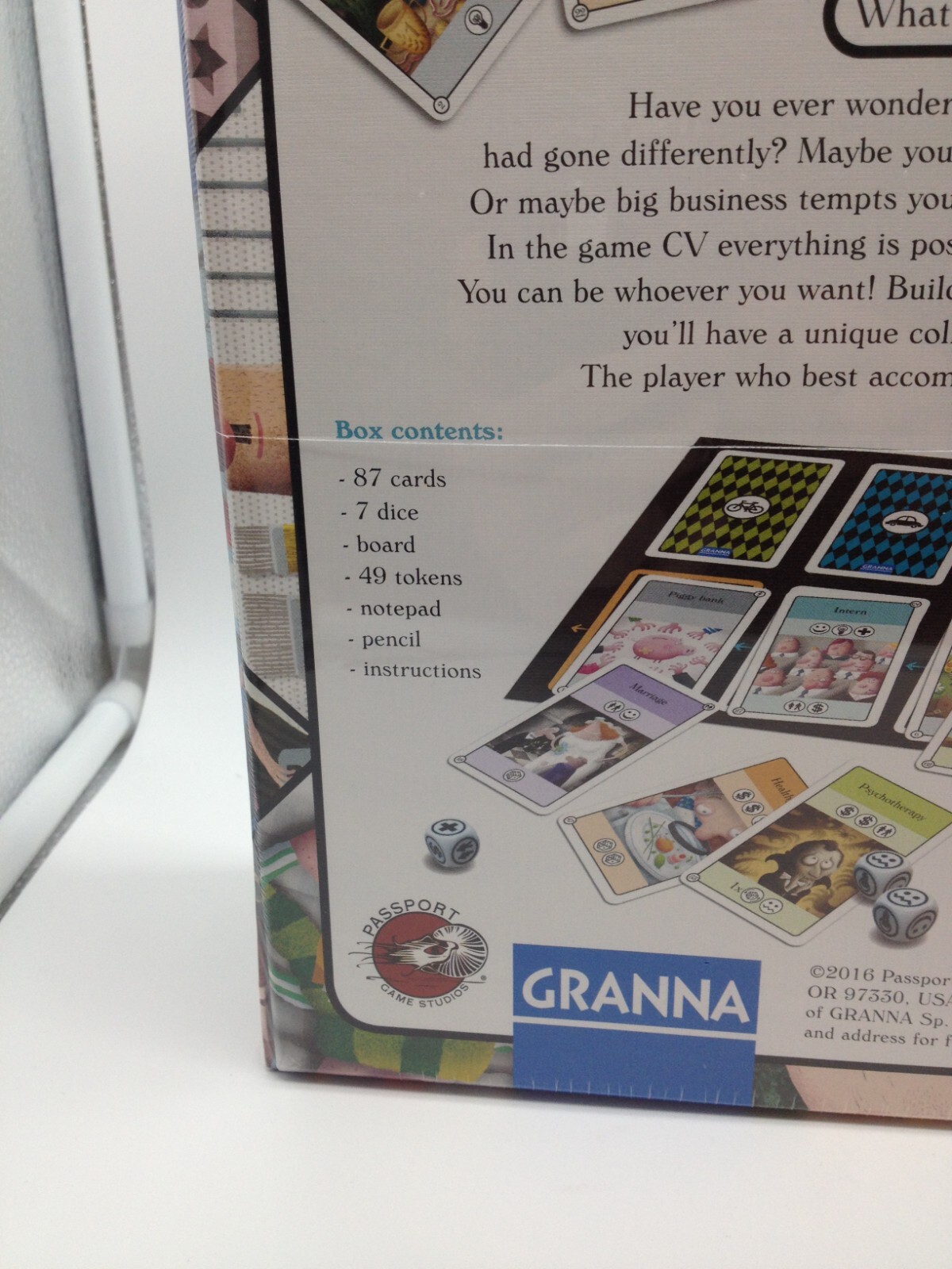 CV What would have happened if… Passport Board Games by GRANNA FUN Sealed New