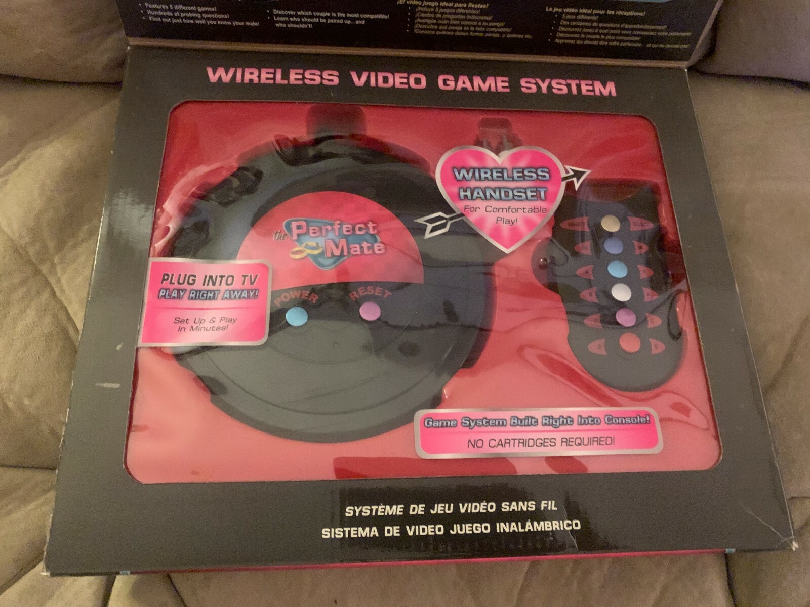 The Perfect Mate Wireless Video Game TV Plug In NEW In Box 2005 Up To 8 Players