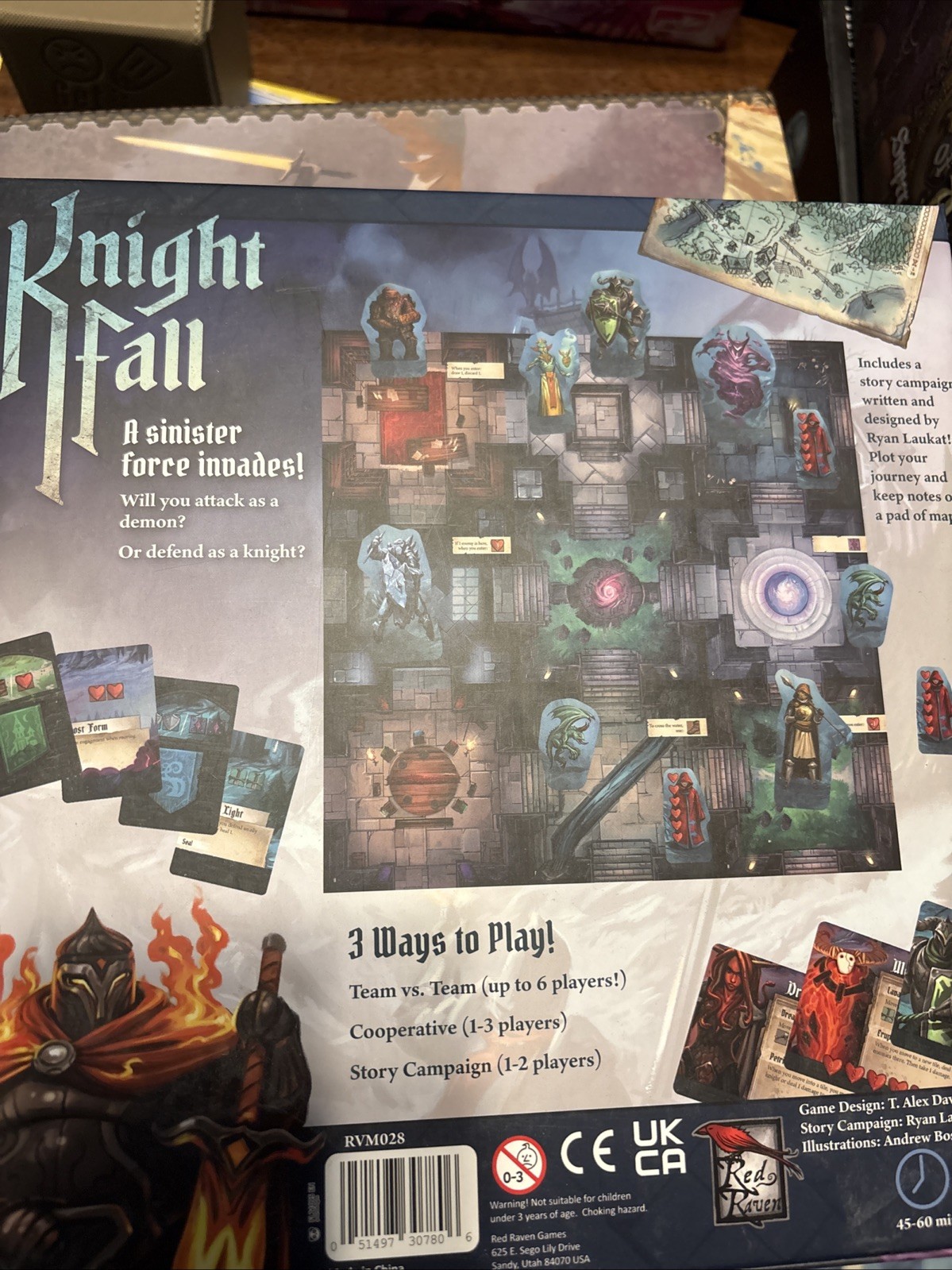 Red Raven Games Knight Fall Board Game