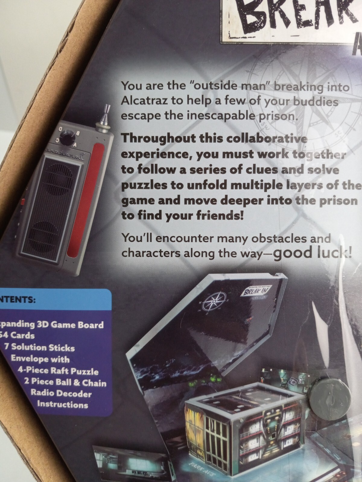 Alcatraz, “To Escape,You Must First Break in”Board Game, Based On Real Events…