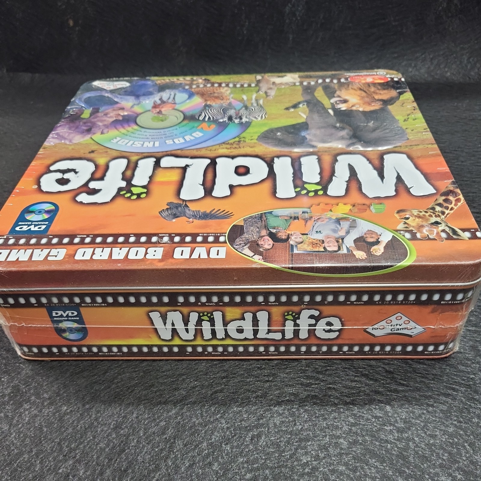Imagination WildLife DVD Board Game In Tin 2-4 Players Ages 8+ Identity Games