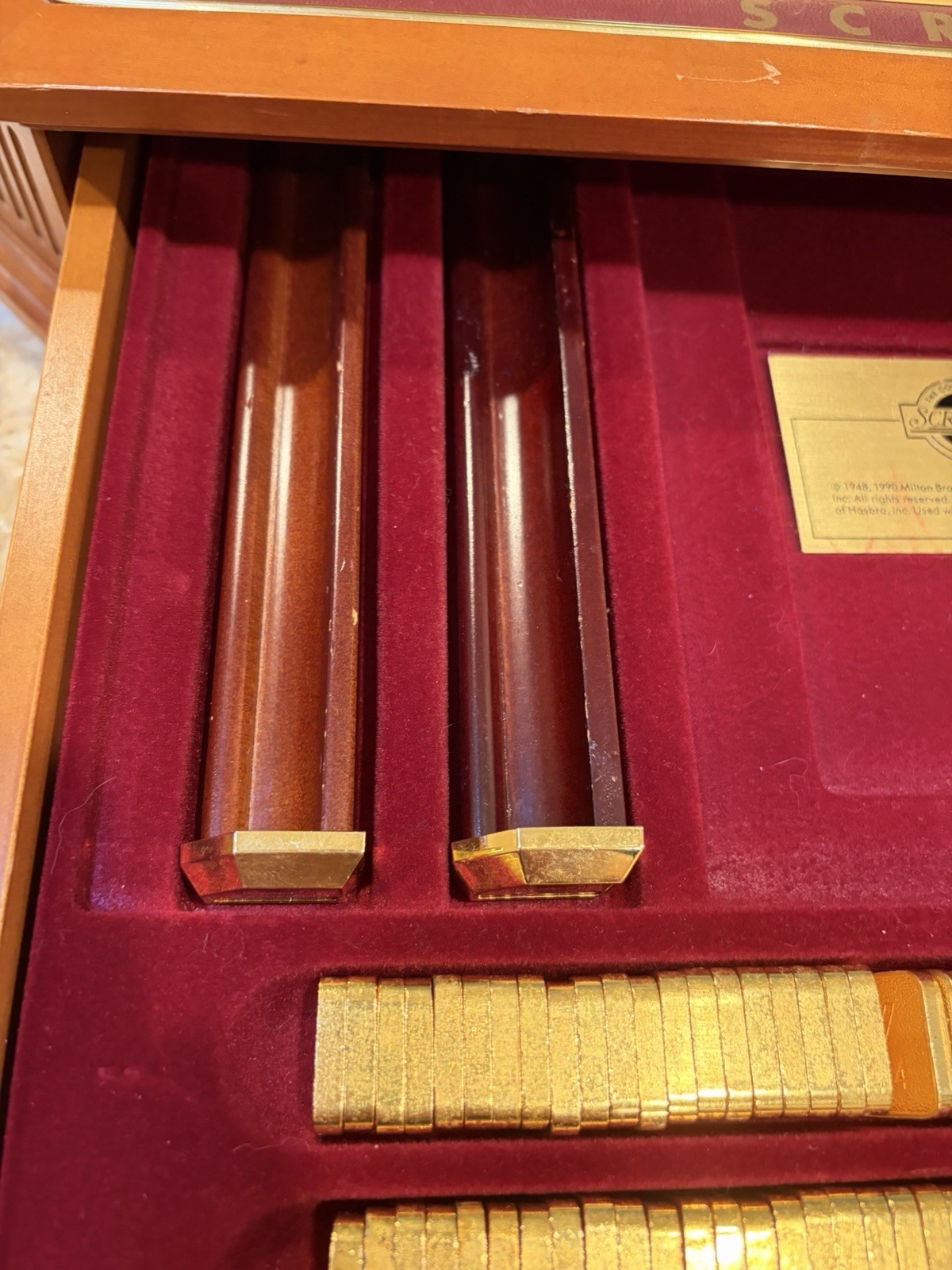 Scrabble Franklin Mint – Early 1990’s Collector’s Edition –