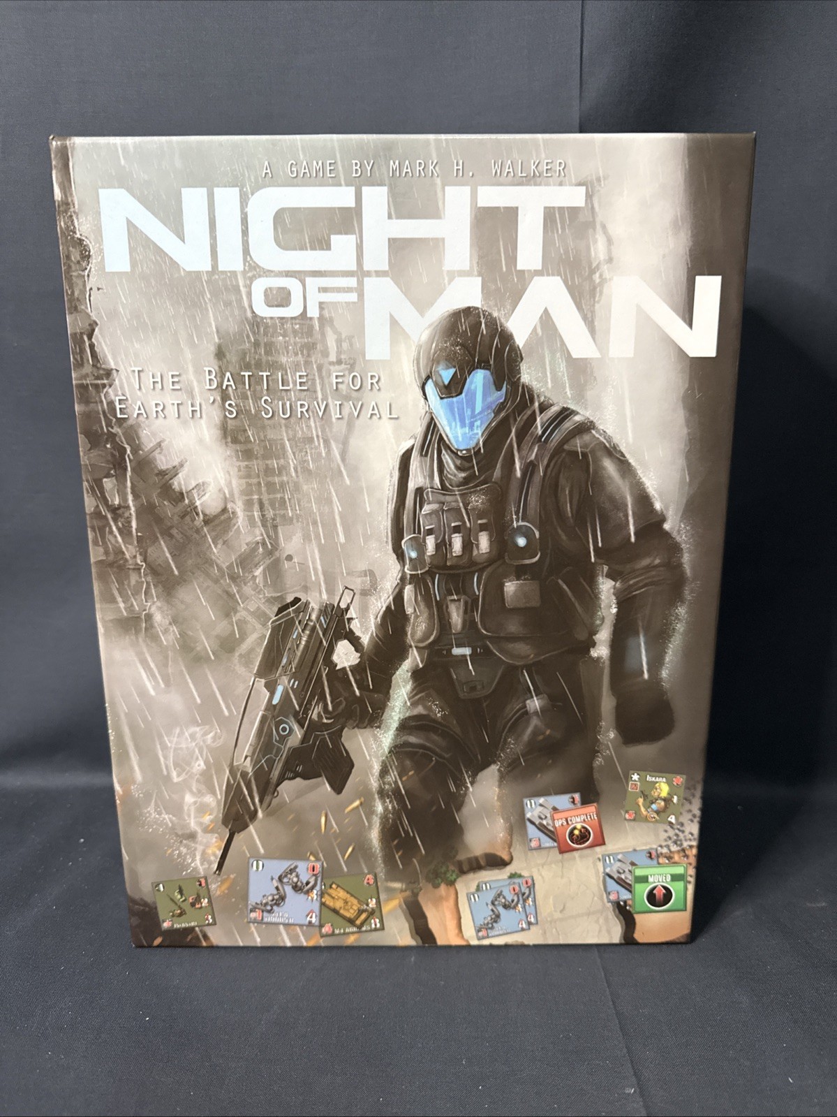 Flying Pig Boardgame Night of Man (Kickstarter Ed) Unpunched Bag Sealed