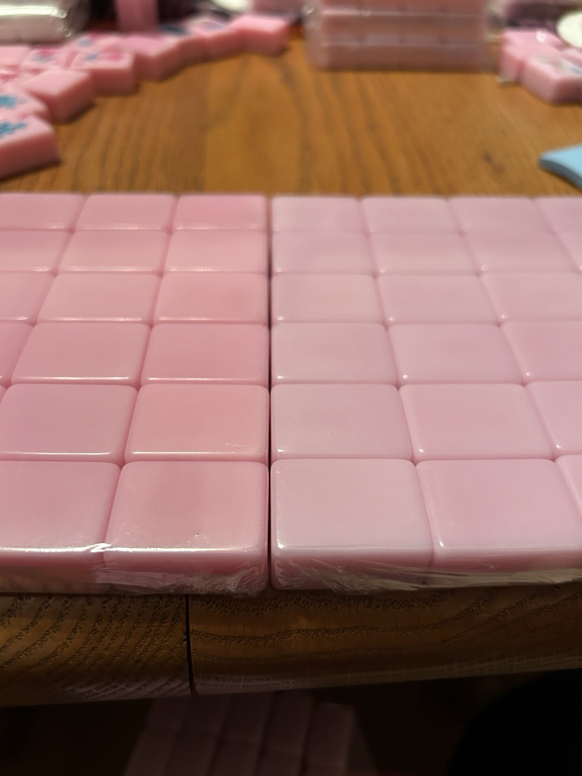 Hobby Lobby Dark Pink Mahjong Stickered Tiles For Blanks And Jokers. Set Of 8