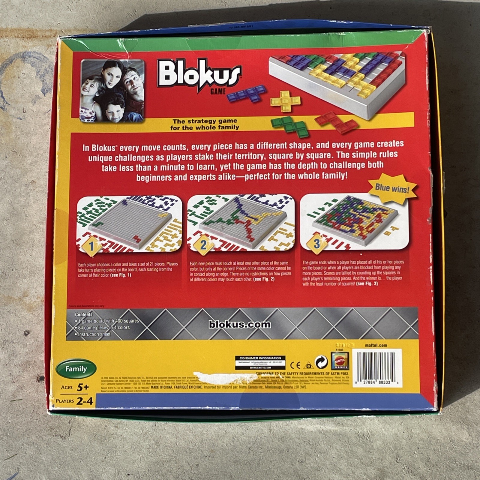 Blokus Game 2009 Strategy Family Friends Education Educational 5+ 2 – 4 Players