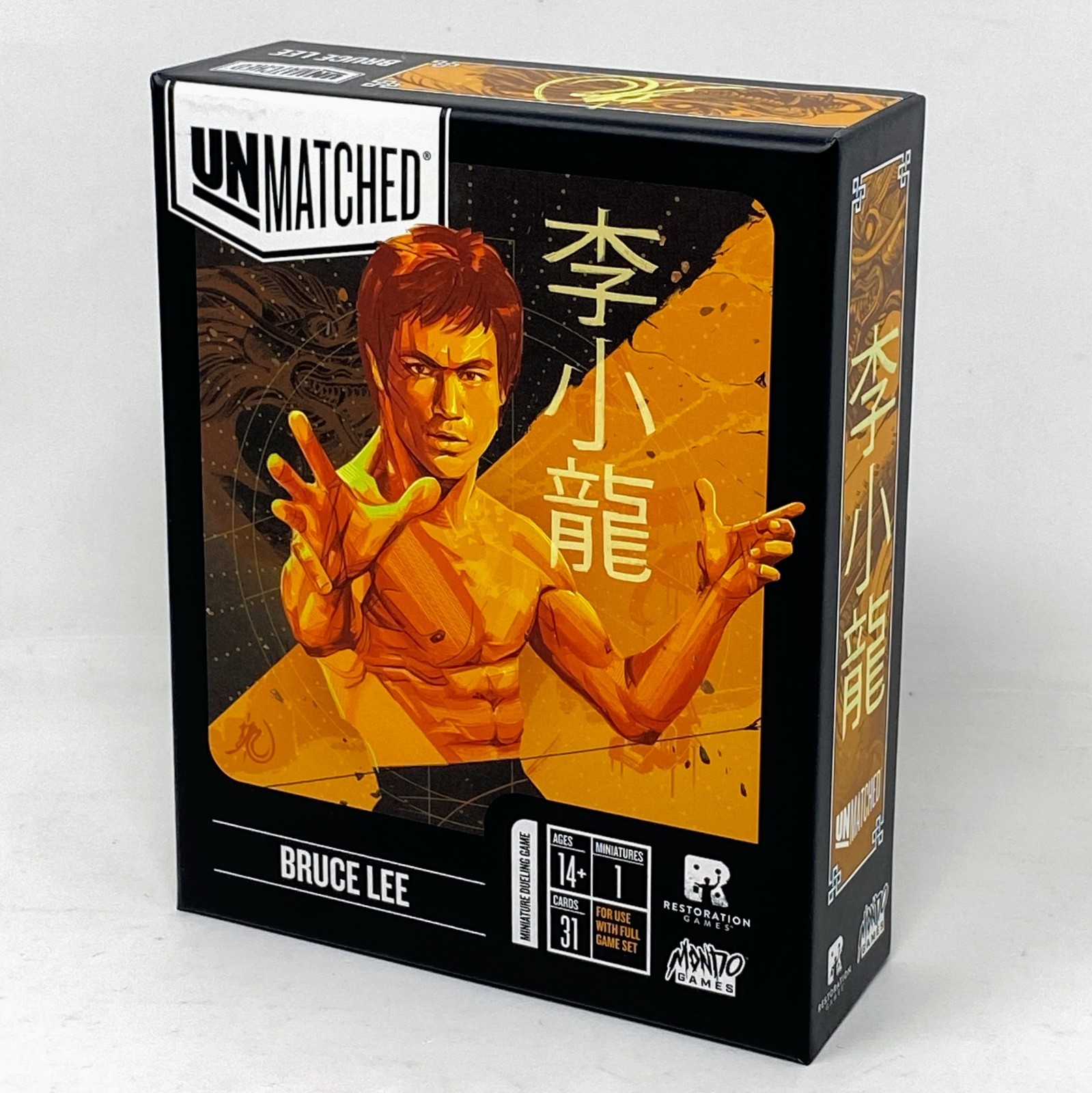 Restoration Games Unmatched: Bruce Lee Expansion – Open Box/Sleeved VG+