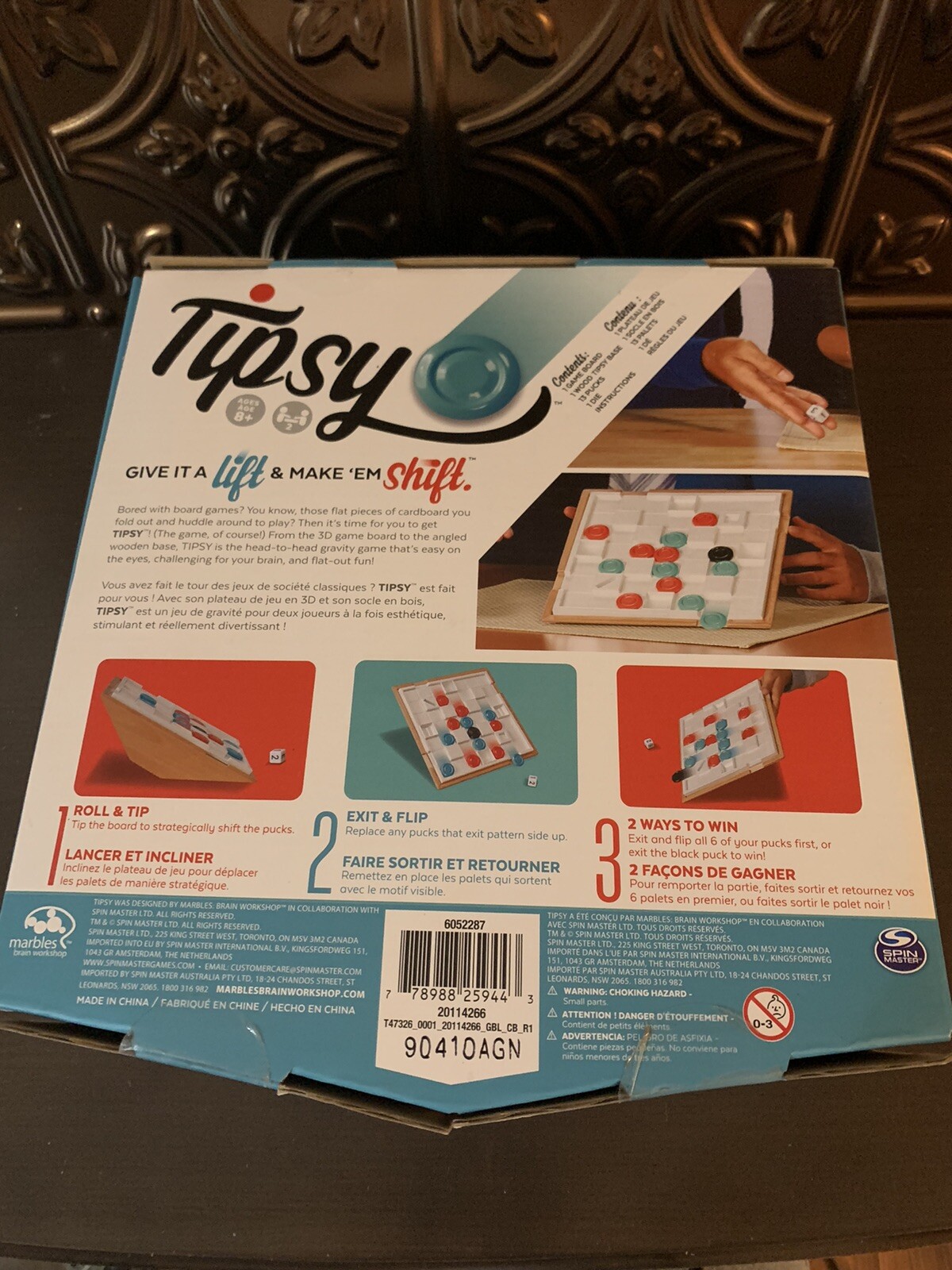 Tipsy Marbles Brain Workshop Board Game Fun Challenging Lift Shift New Sealed