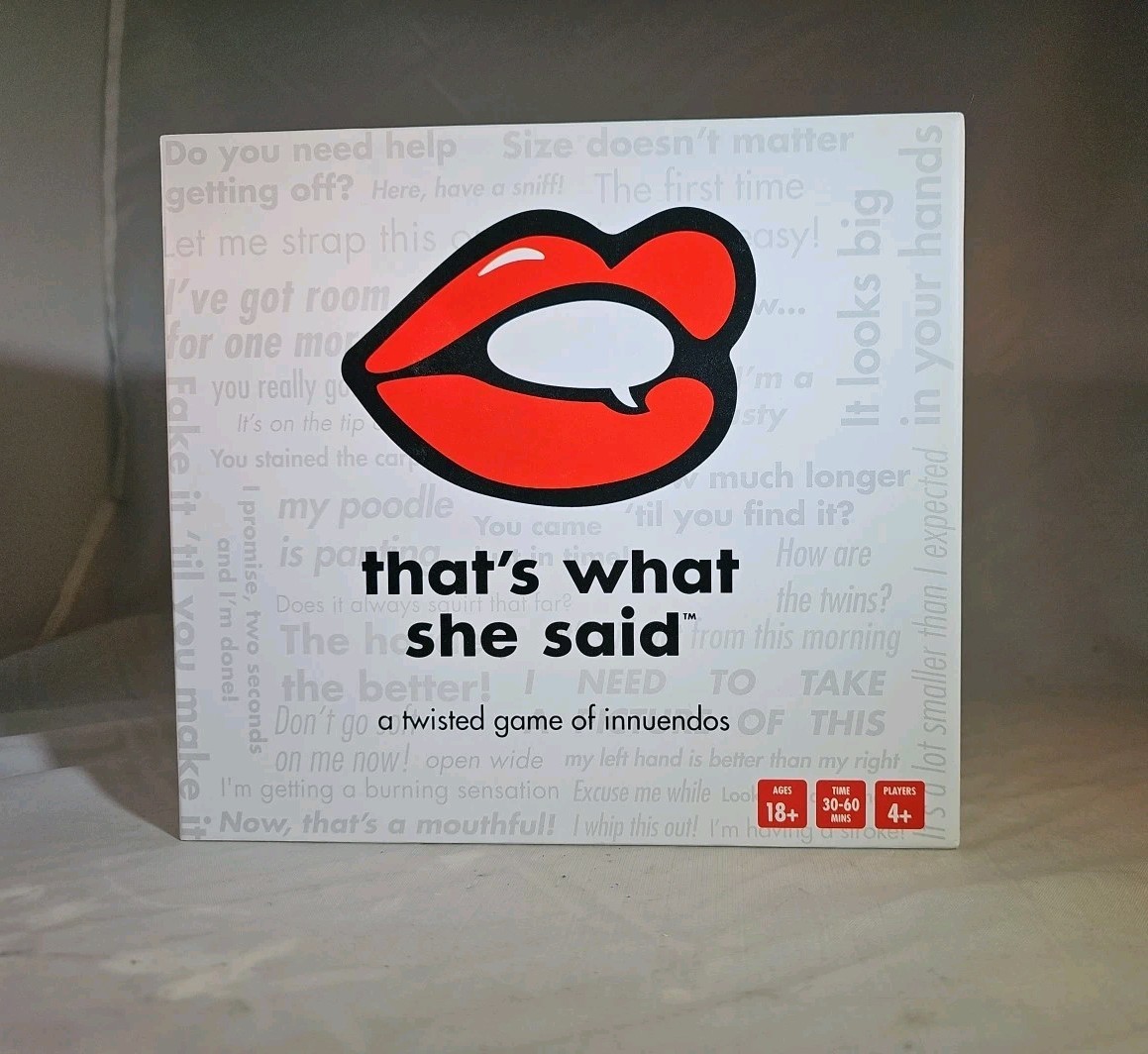 That’s What She Said The Party Game of Twisted Innuendos