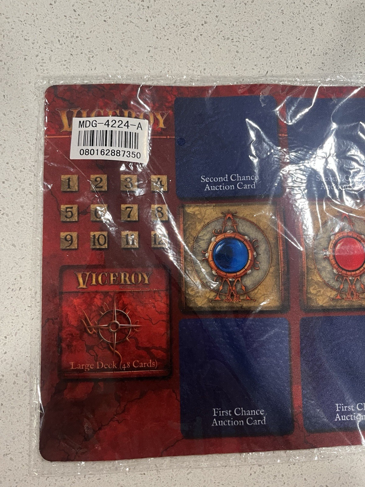 Viceroy Playmat, Kickstarter Limited Edition, 2015 Mayday Games, new sealed