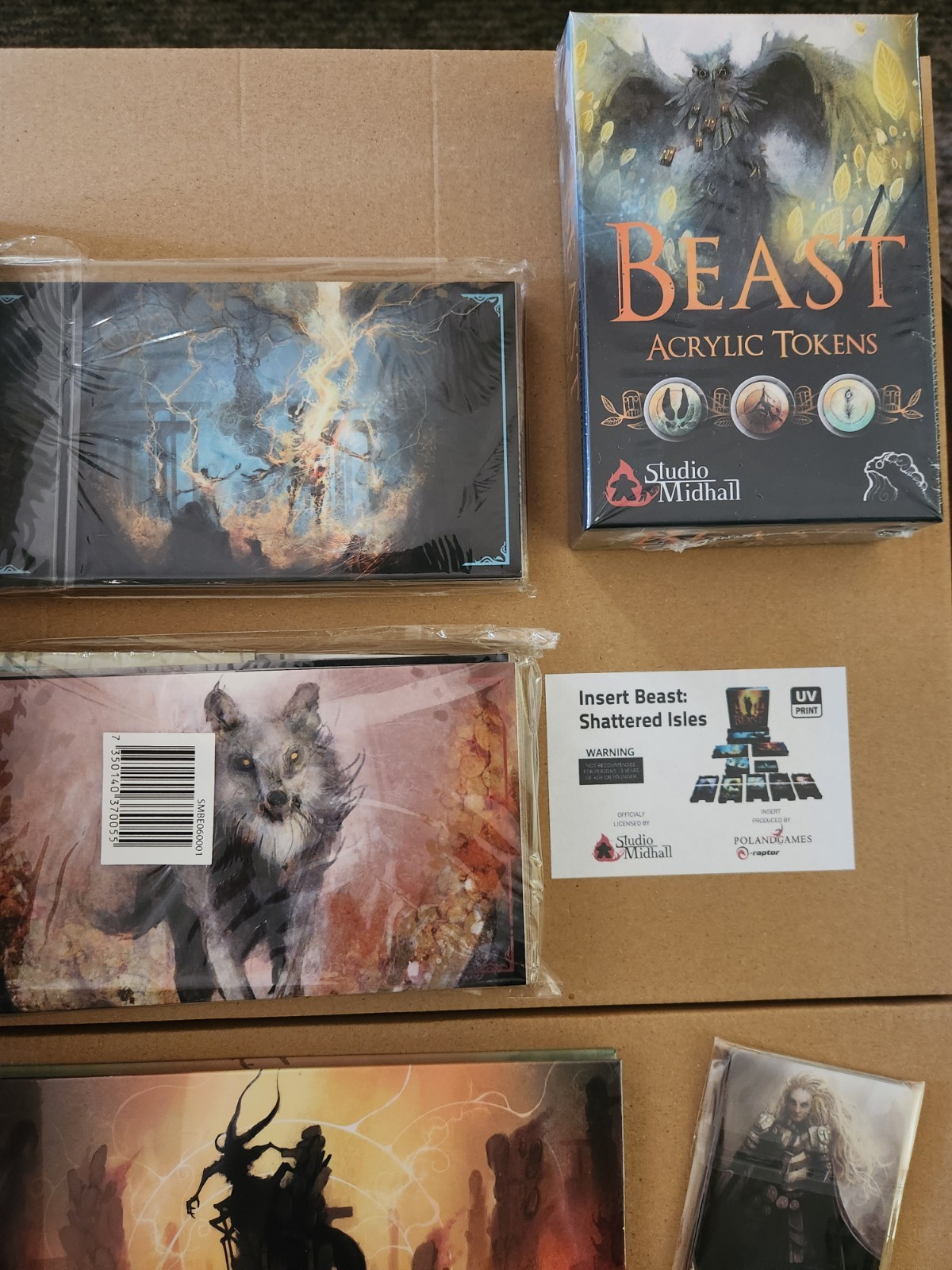 Beast & Shattered Isles Board Game – Gamefound Deluxe Pledge w/ Minis & Extras