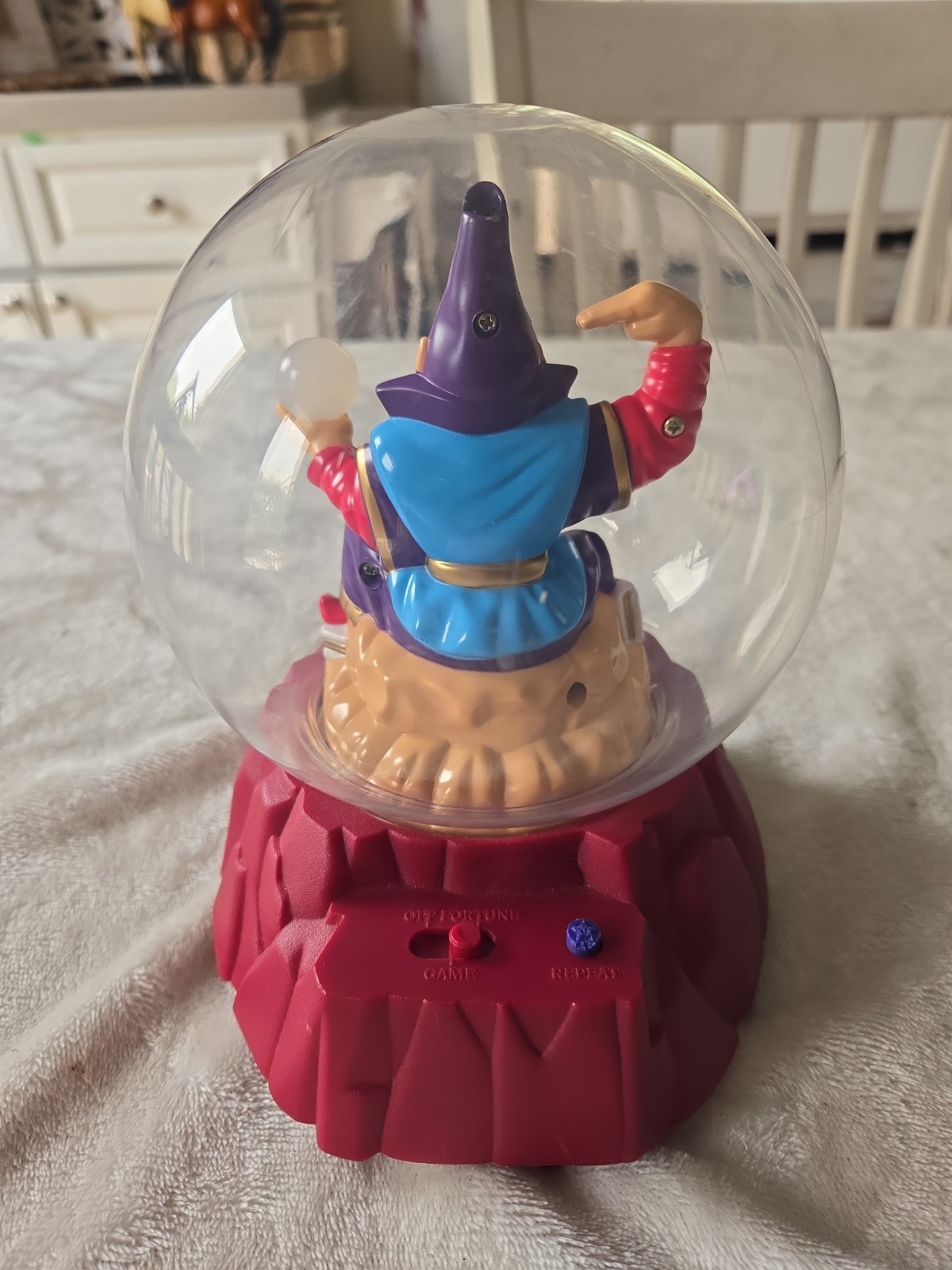 ASK ZANDAR Game Wizard Crystal Ball Only *WORKS!! Fortune Teller Vtg 1992 MB