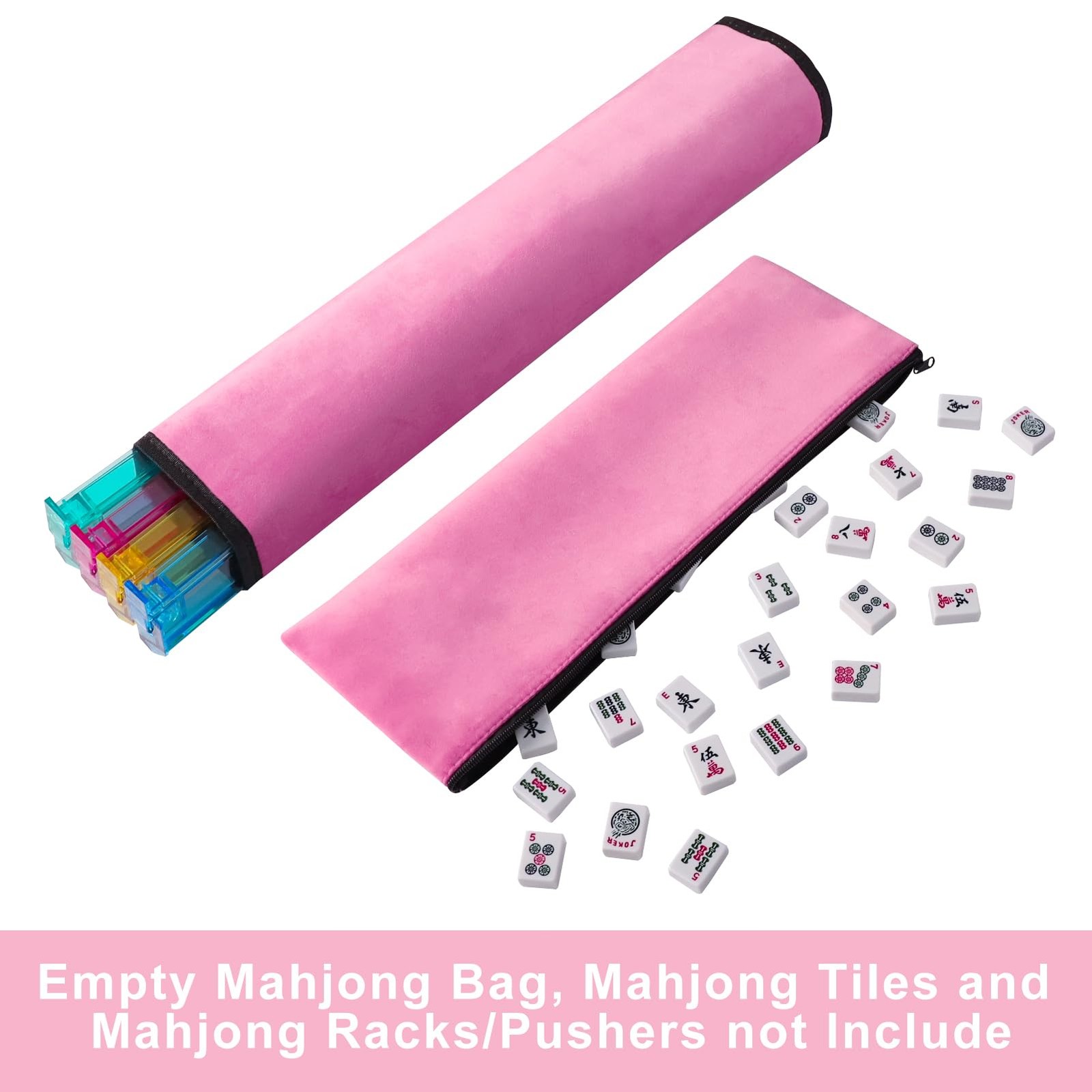 Empty Mahjong Bag, Quality Mahjong Set Carrying Case with A Wrapper for Racks…