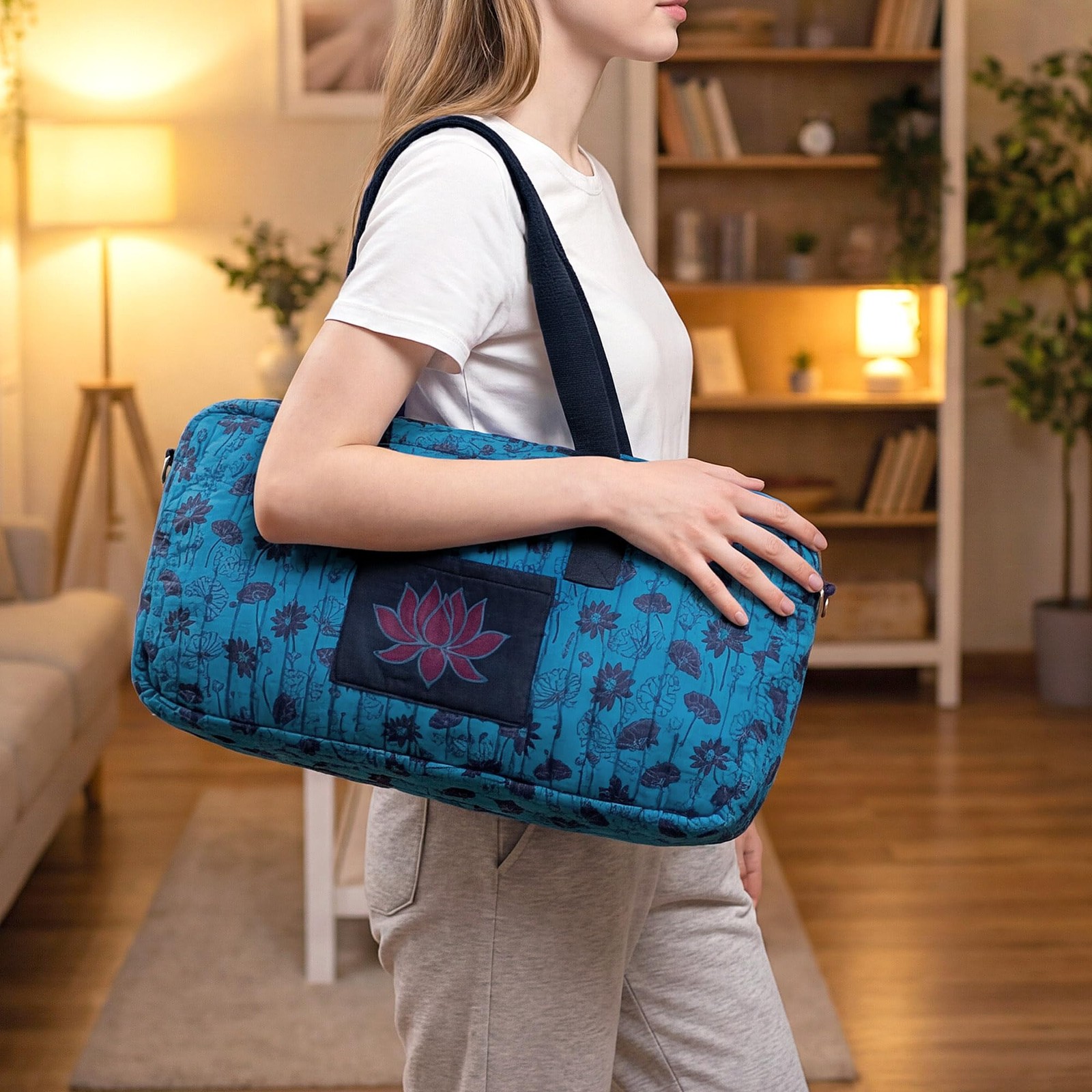 Mahjong Bag Set with Tiles Bag and Rack Storage, Thickened Quilted Mahjong Ca…