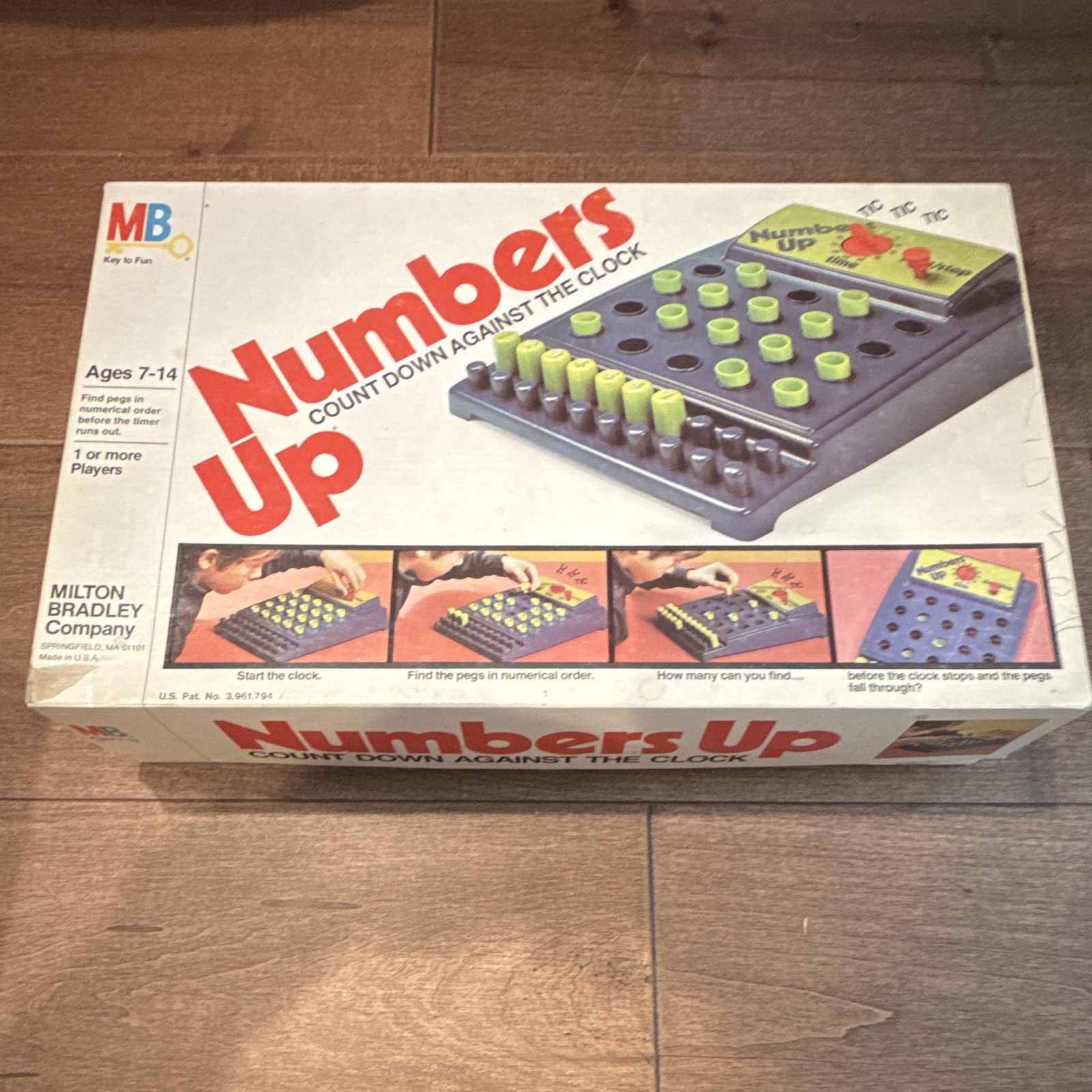 Milton Bradley Numbers Up Timed Educational Game 1+ Players Ages 7-14