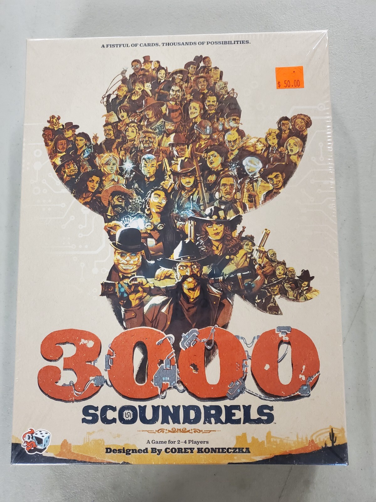 3000 Scoundrels Unexpected Games Board Game New Sealed