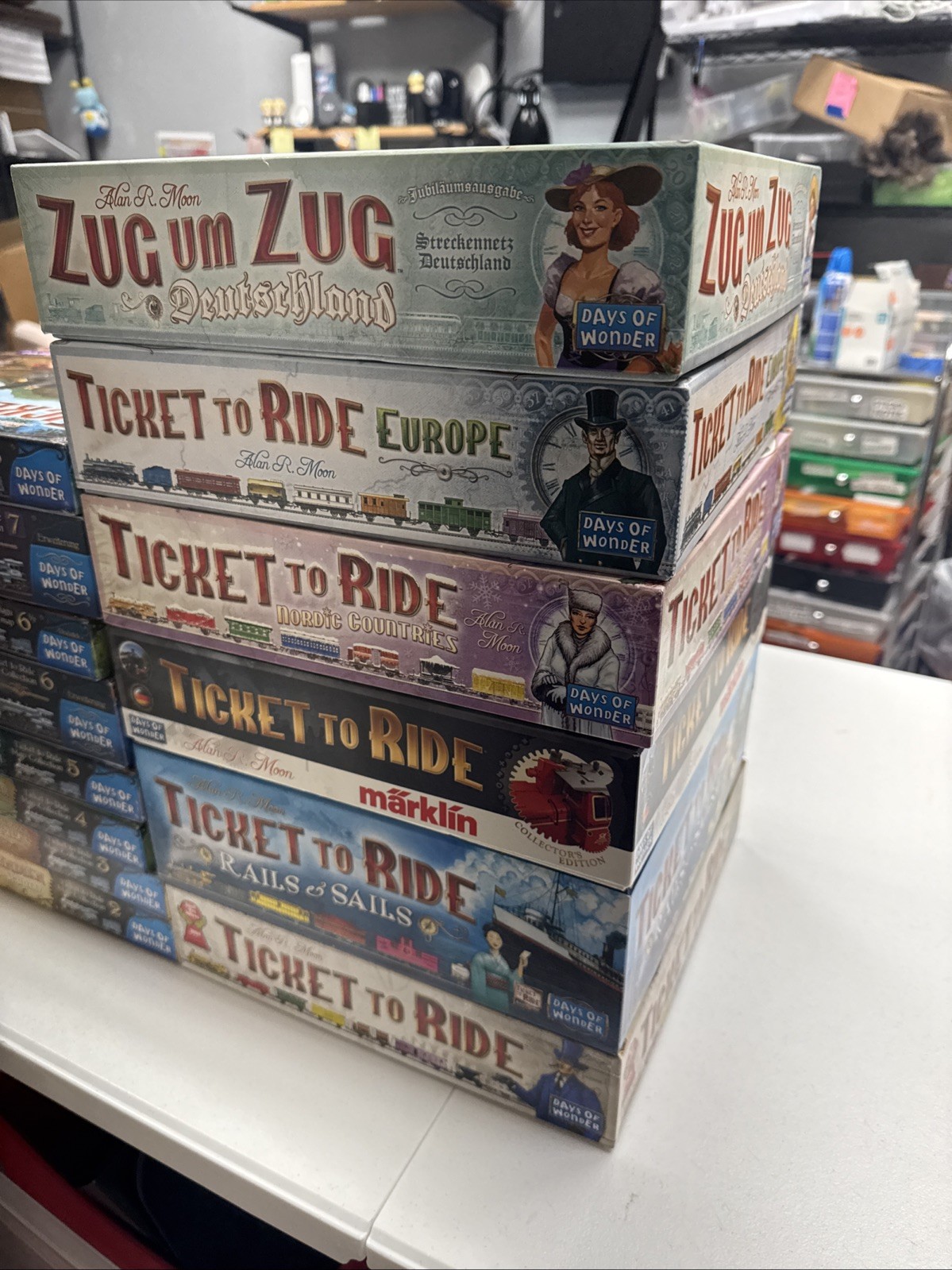 Ticket To Ride- EXPANSION LOT x21 ticket to ride expansions (used & new) ng31101