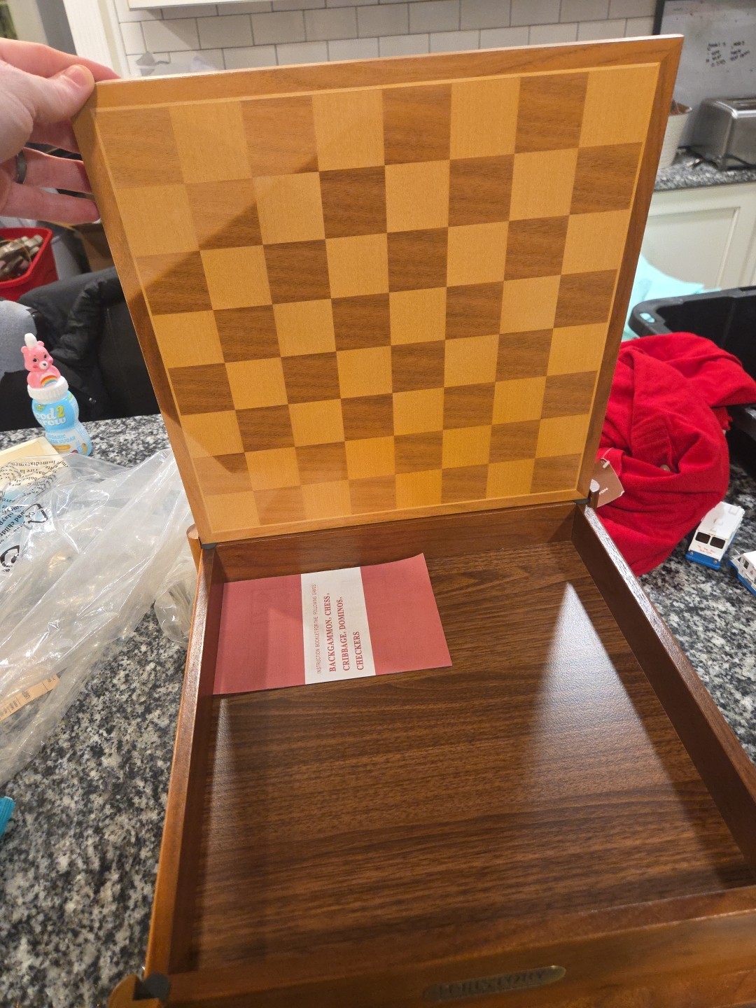 The History Channel Club Life Member Game Set Beautiful Wood Set