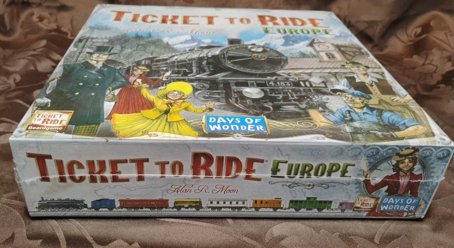 Ticket to Ride Europe Board Game Tunnels Ferries Train Stations Strategic