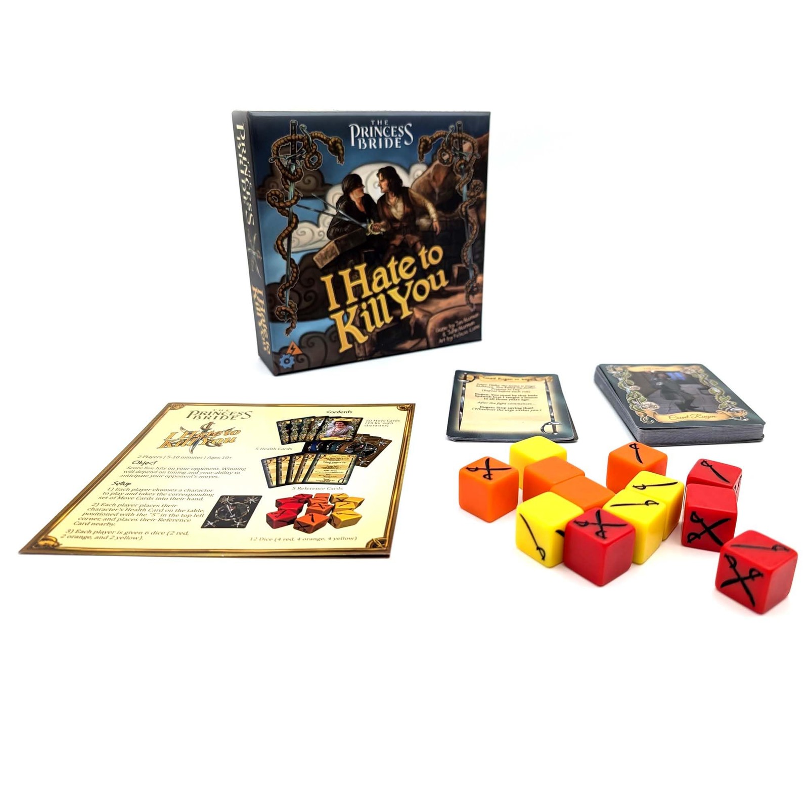 The Princess Bride: I Hate to Kill You 2nd Edition – Fast-Paced 2-Player Dice…