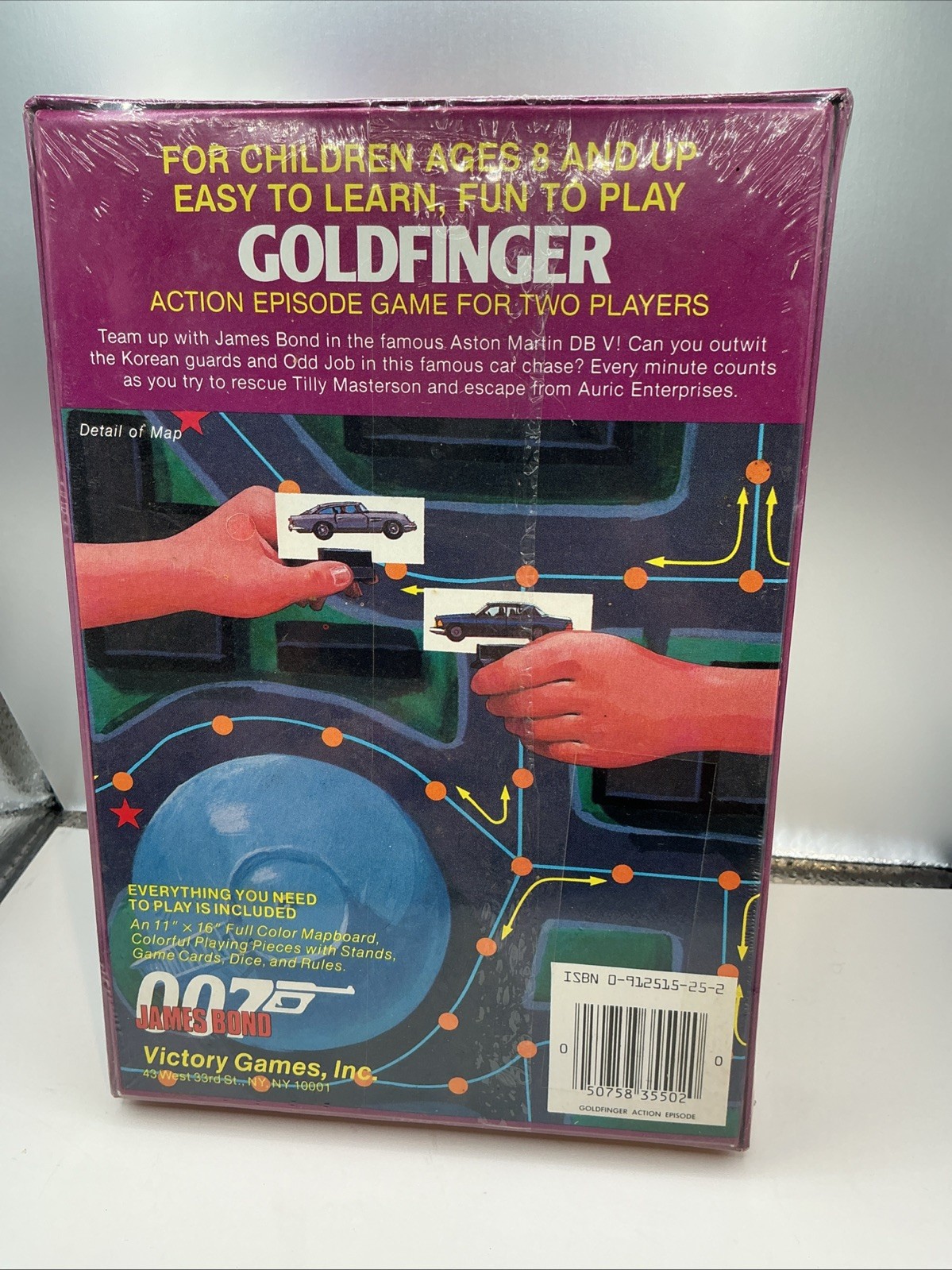 Action Episode Game, 007 James Bond, Goldfinger, Victory Games 1985 Sealed HTF