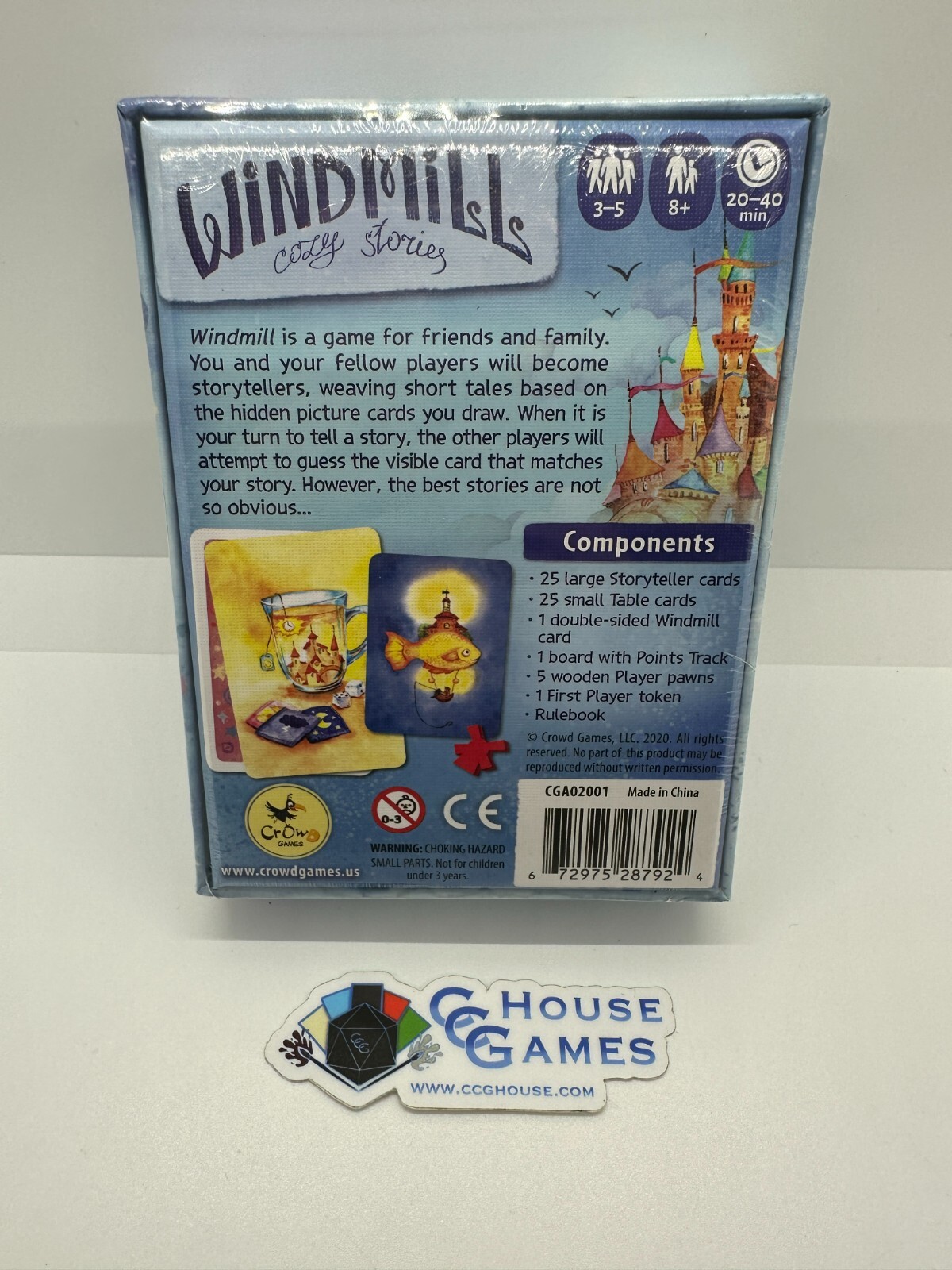 Windmill: Cozy Stories Crowd Games Story Card Game Factory Sealed NEW *CCGHouse*
