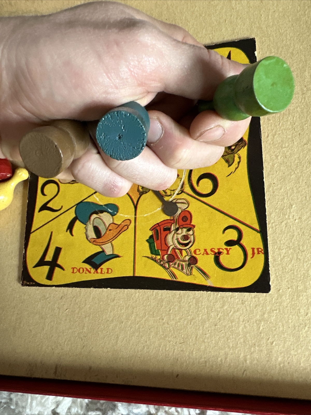 Vintage 1950s – 60s? Journey Through Disneyland Board Game Ontex No. 522 Scarce!