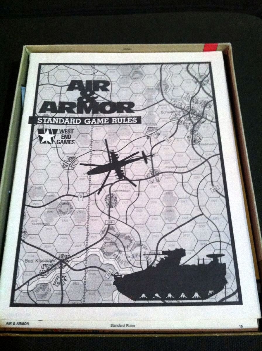 West End Games 10050 WEG Air & Armor Battlefield Command In The Next War 2nd Ed