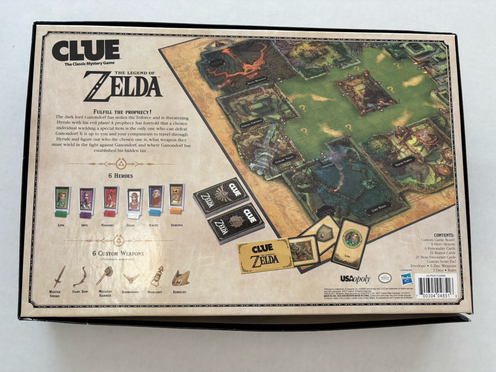 The Legend Of Zelda Collector’s Edition CLUE Board Game Complete