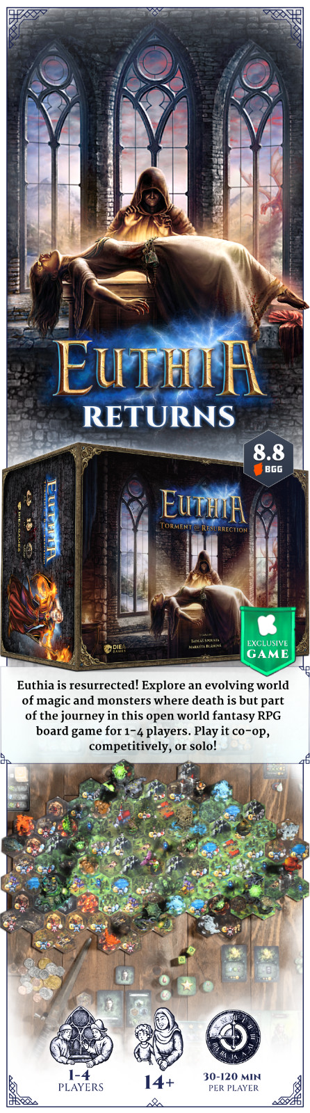 New Euthia – Torment of Resurrection Kickstarter All-In Pledge Factory Sealed