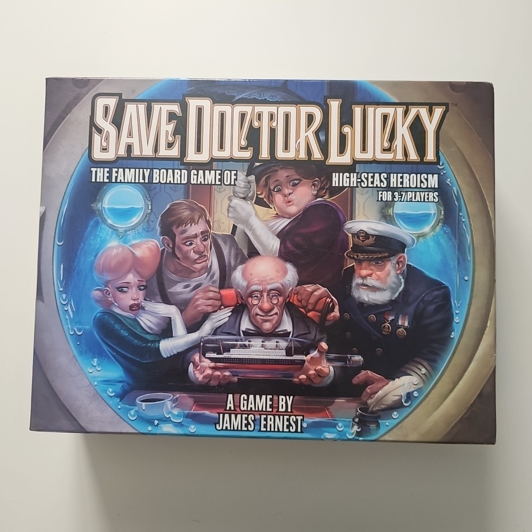 Save Doctor Lucky Board Game 3-7 Players Complete Paizo Ages 10+