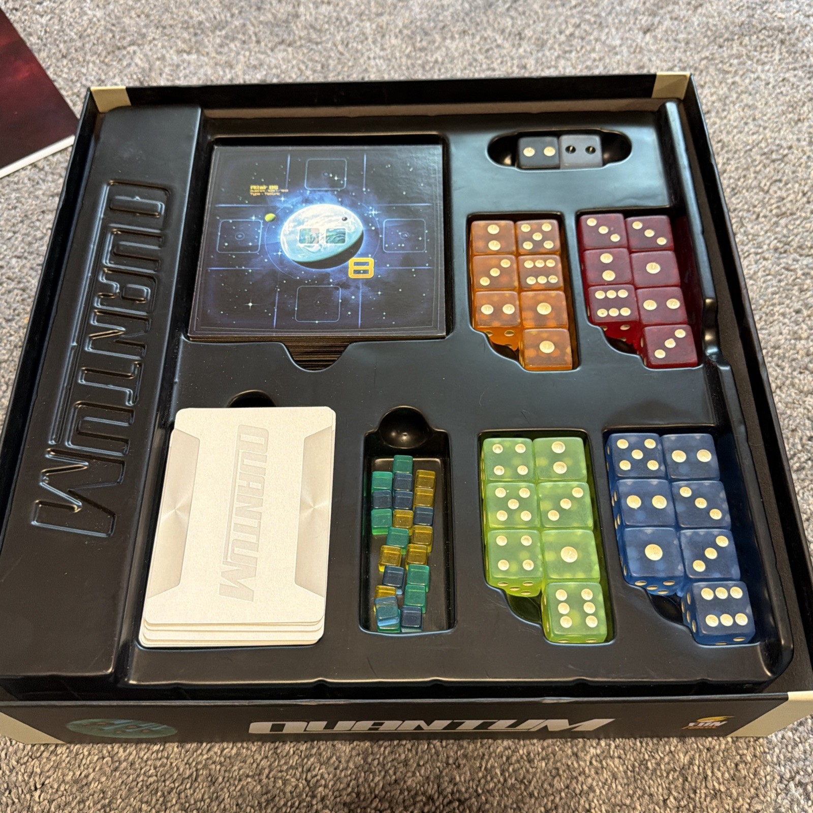 Quantum Board Game Used 1st Edition Excellent Condition READ