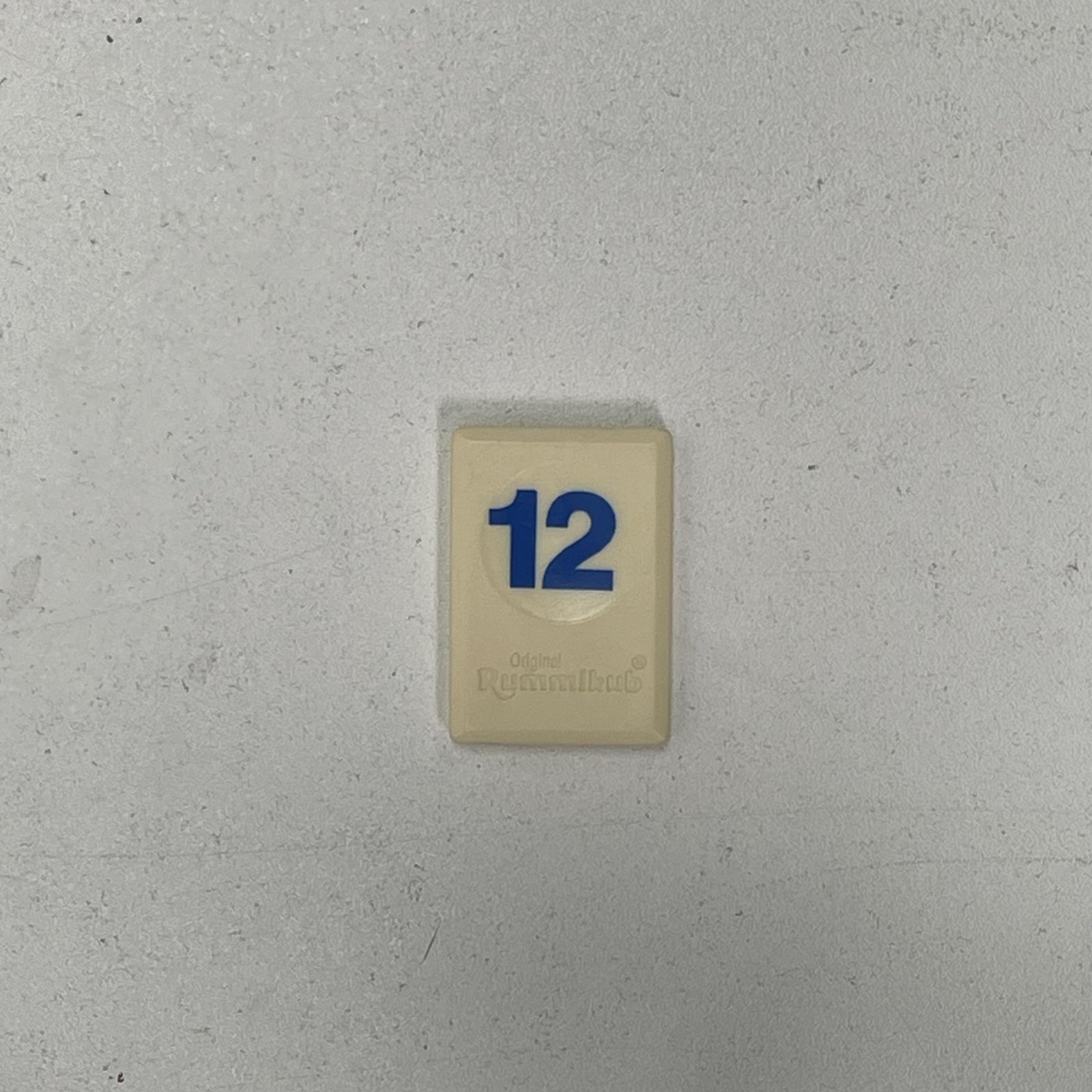 Rummikub Replacement Tiles Blue 12 Pressman 1997 Game Parts