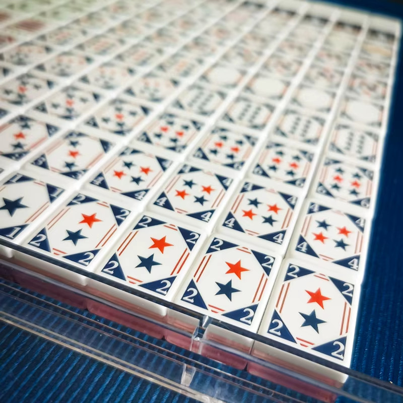 Premium American Mahjong Set 160pcs – American Story TILES + MAT