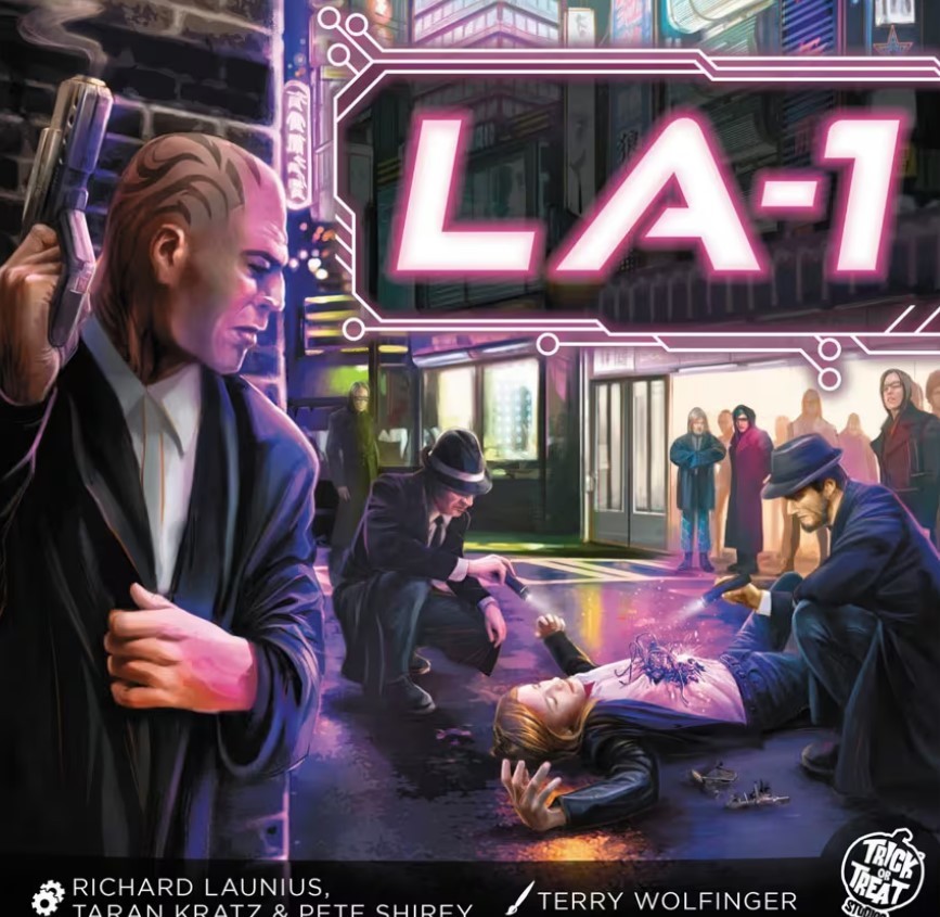 LA-1 Cooperative Adventure Board Game 1-5 Players Story Driven Mystery Game