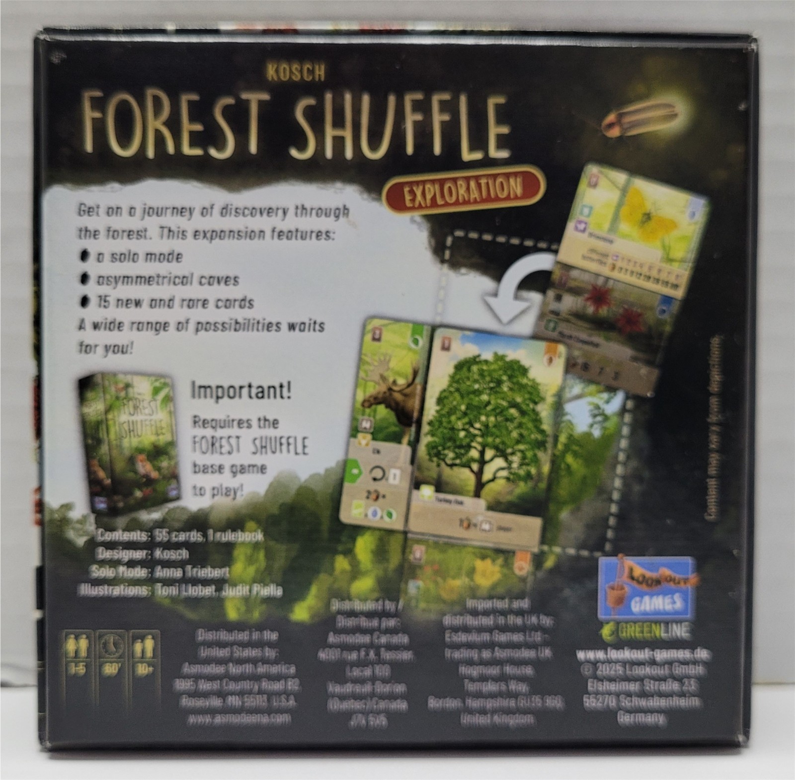 * NEW – OPEN BOX * Lookout Games FOREST SHUFFLE EXPLORATION Card Game Expansion