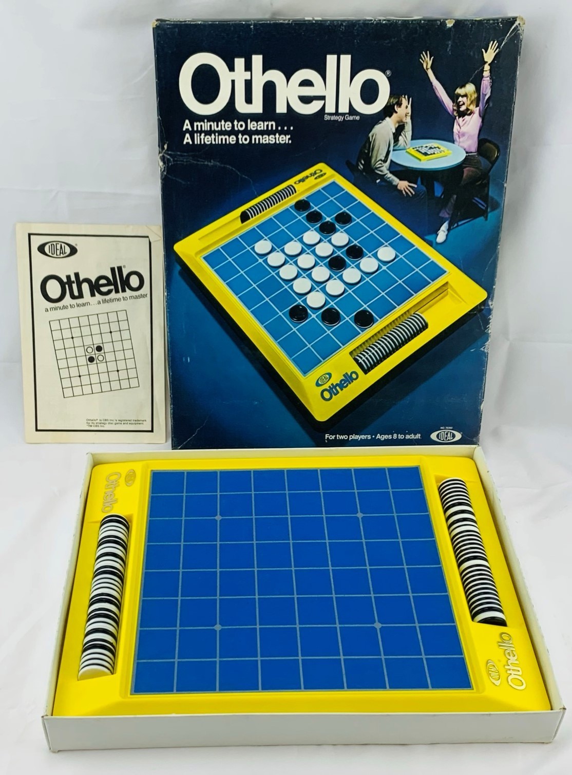 1983 Othello Game by Ideal Complete in Great Condition FREE SHIPPING