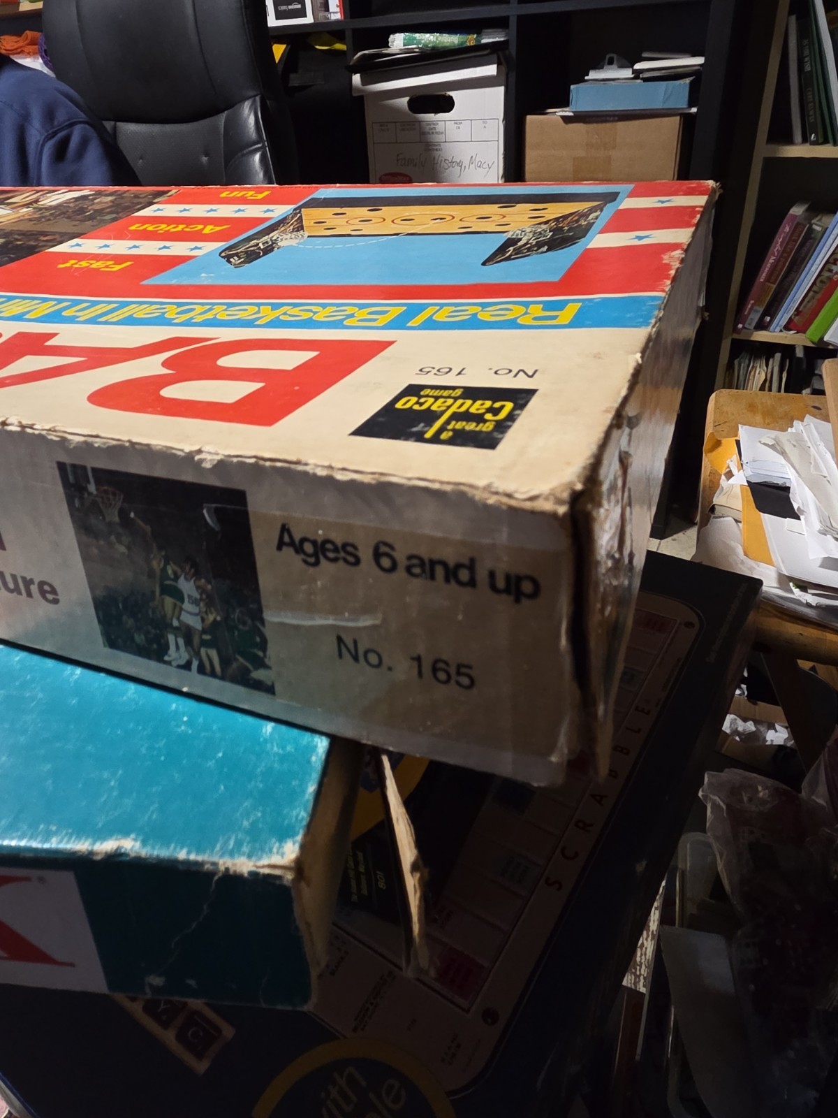 Bas-Ket Vintage Game Cadaco 1973 No. 165, Complete, Works