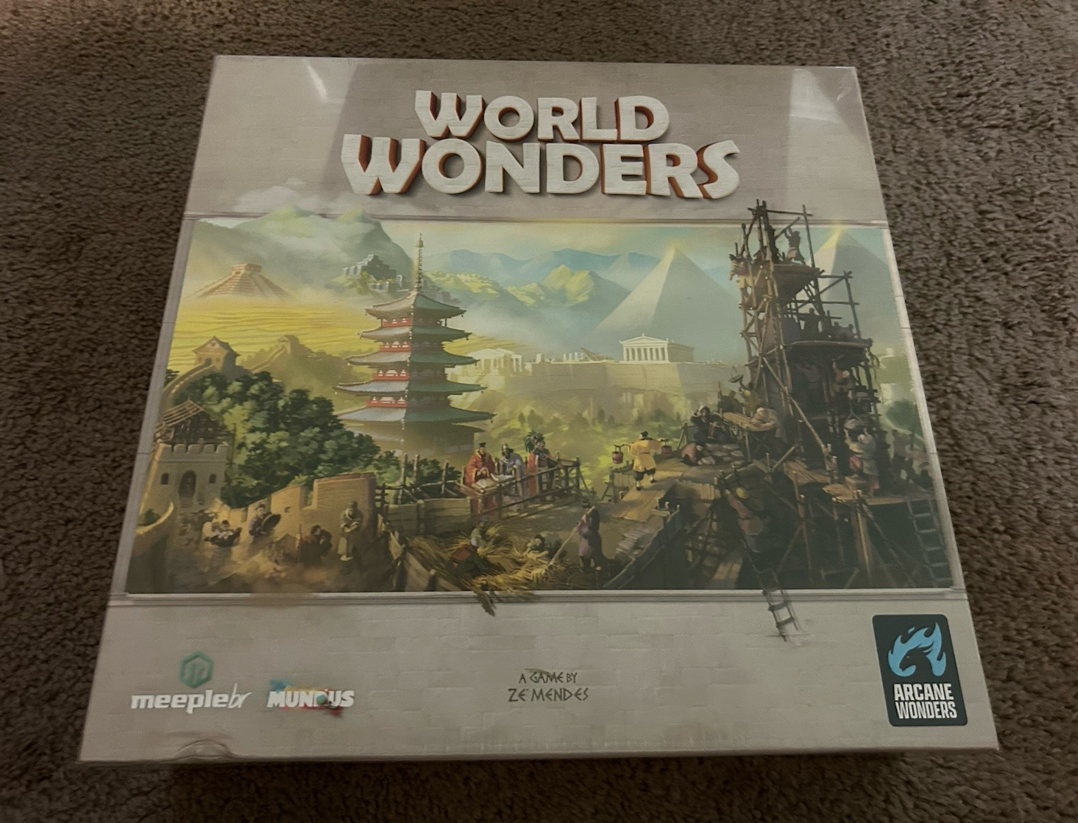 Arcane Wonders World Wonders Strategy Board Game Sealed 1+ Players Ages 14+