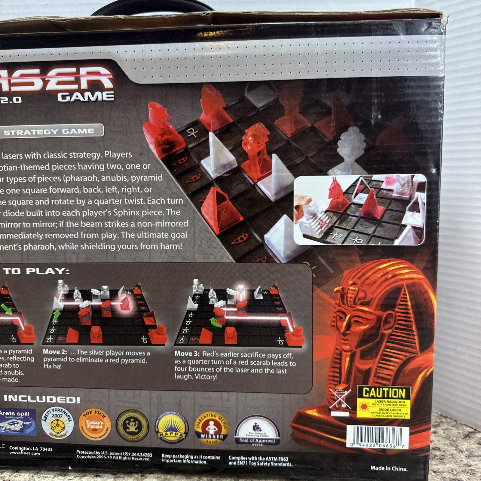 Laser Game Khet 2.0 Board Game Mensa Select Winner